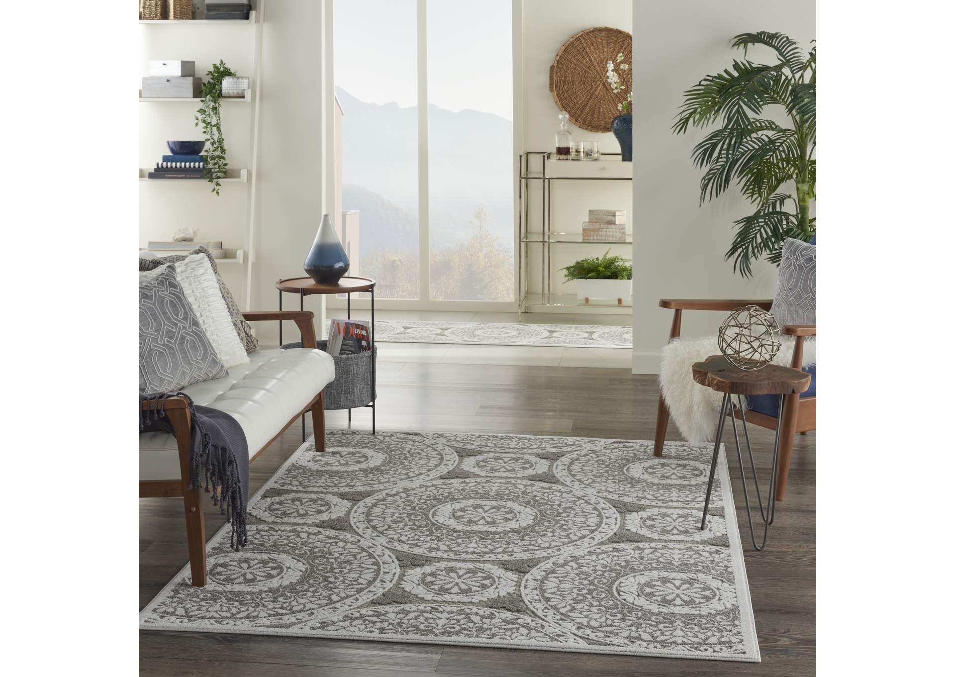 Nourison Key Largo 4'x6' Taupe Area Rug,Nourison