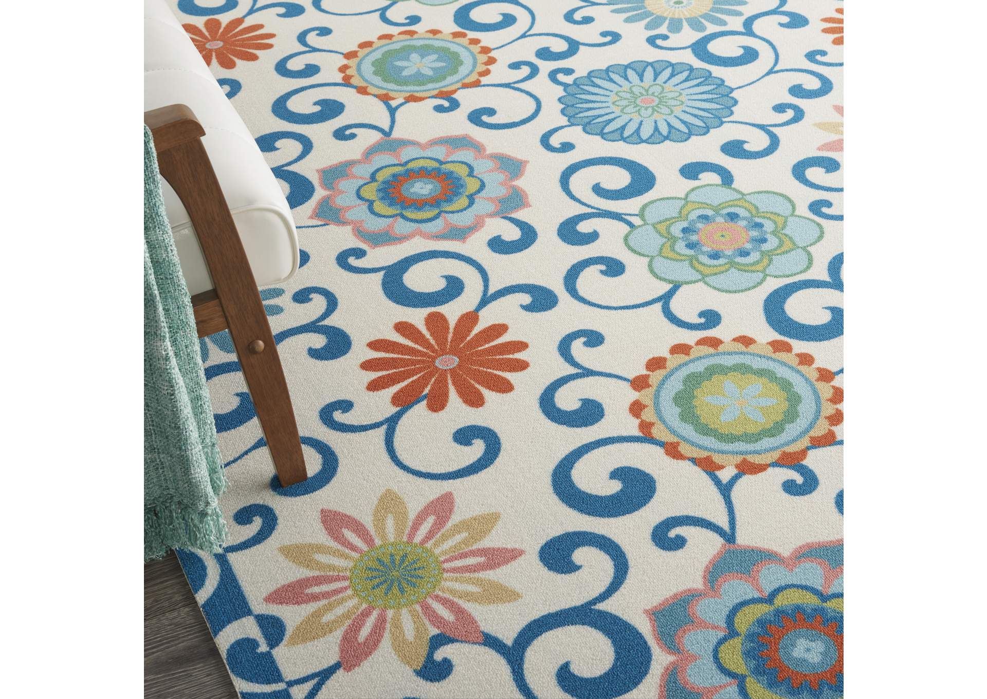Waverly Wav01/Sun & Shade 8' x 11' Area Rug,Nourison