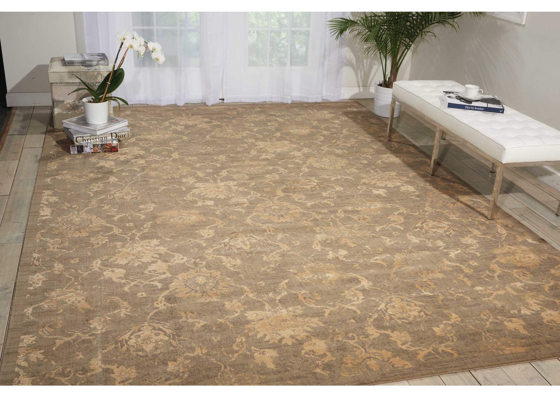 Nourison Silken Allure SLK11 Green 5'x8' Area Rug,Nourison