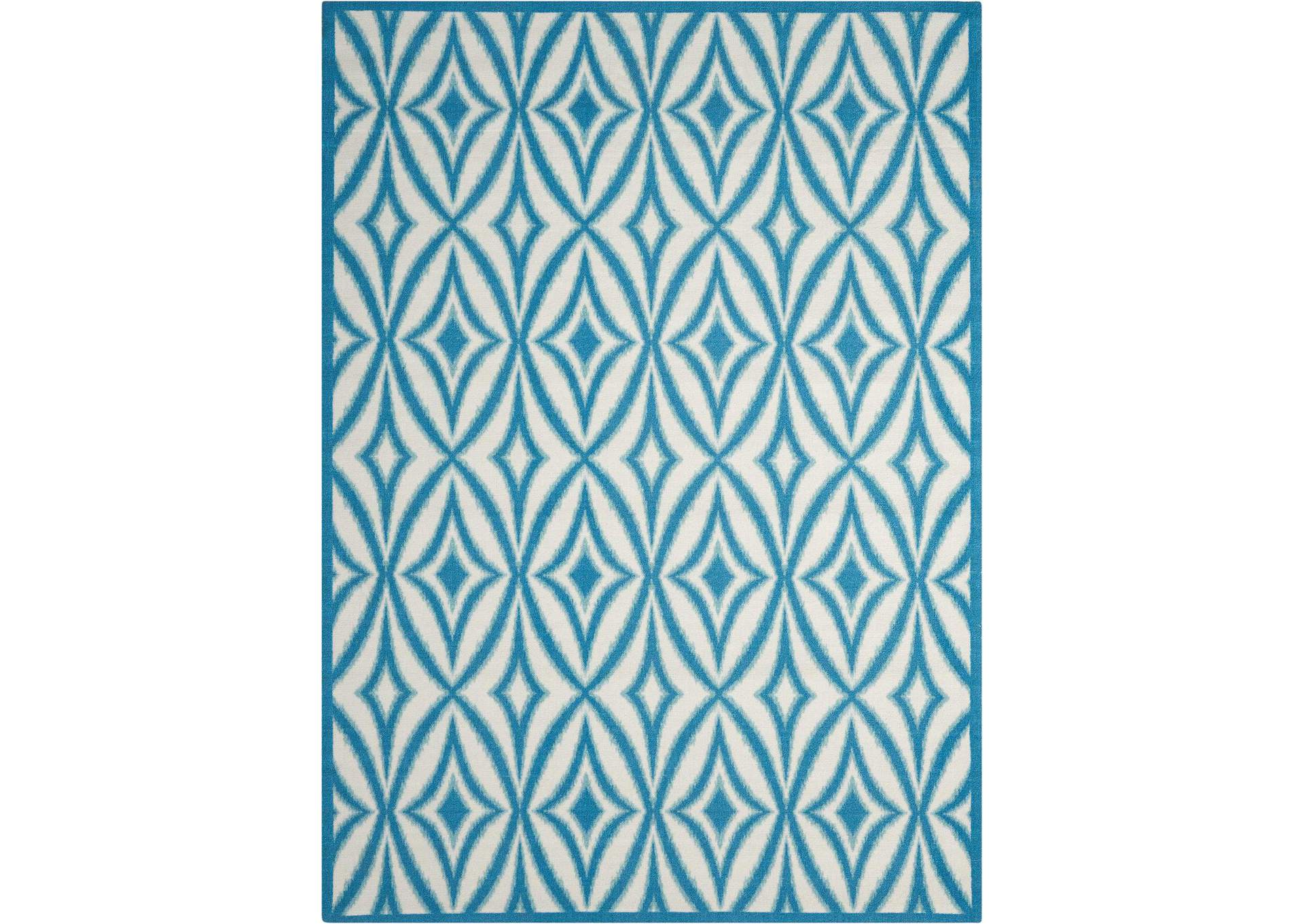 Waverly Sun N Shade SND19 Blue 10'x14' Rug,Nourison