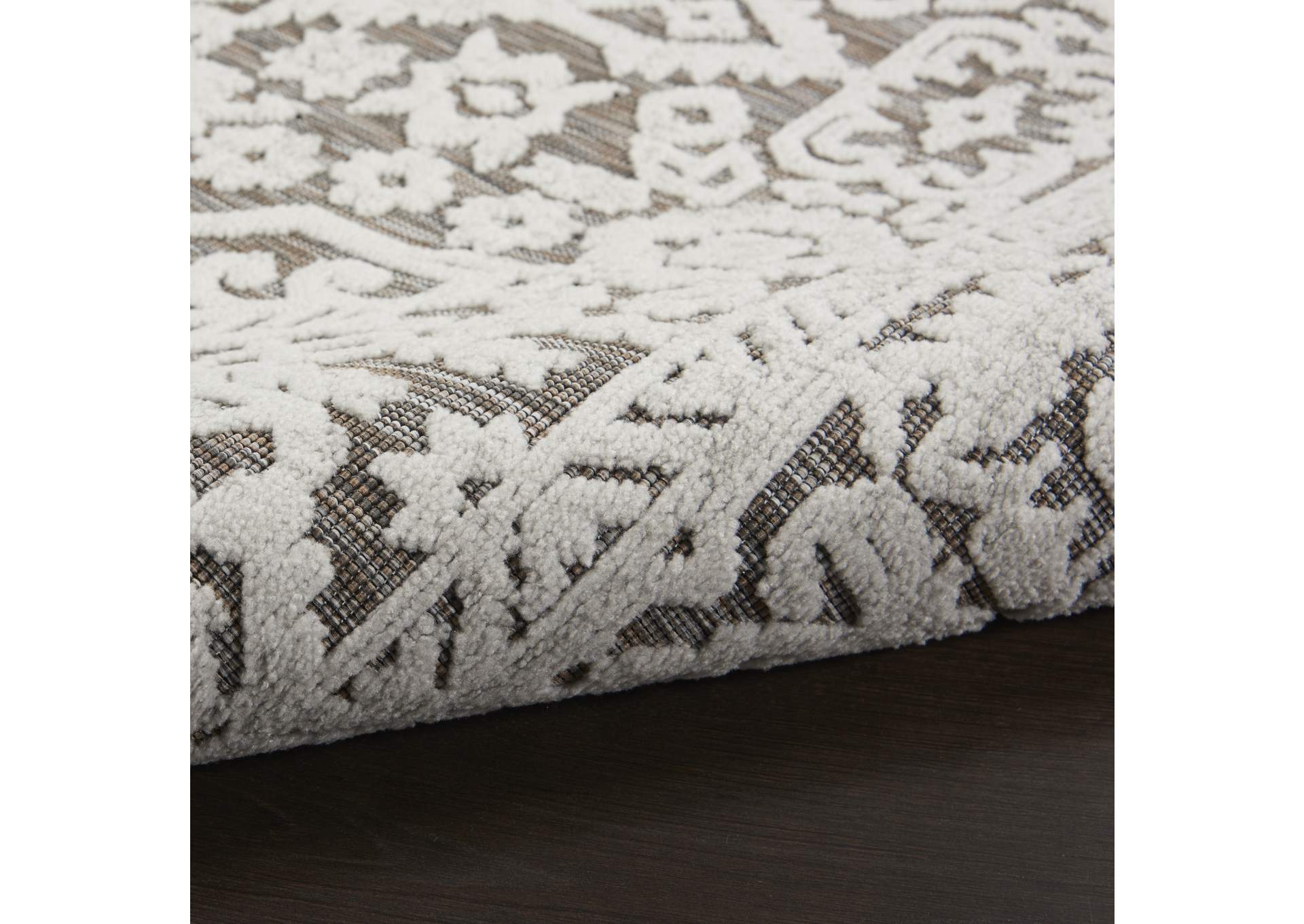 Nourison Key Largo 5'x7' Beige Area Rug,Nourison