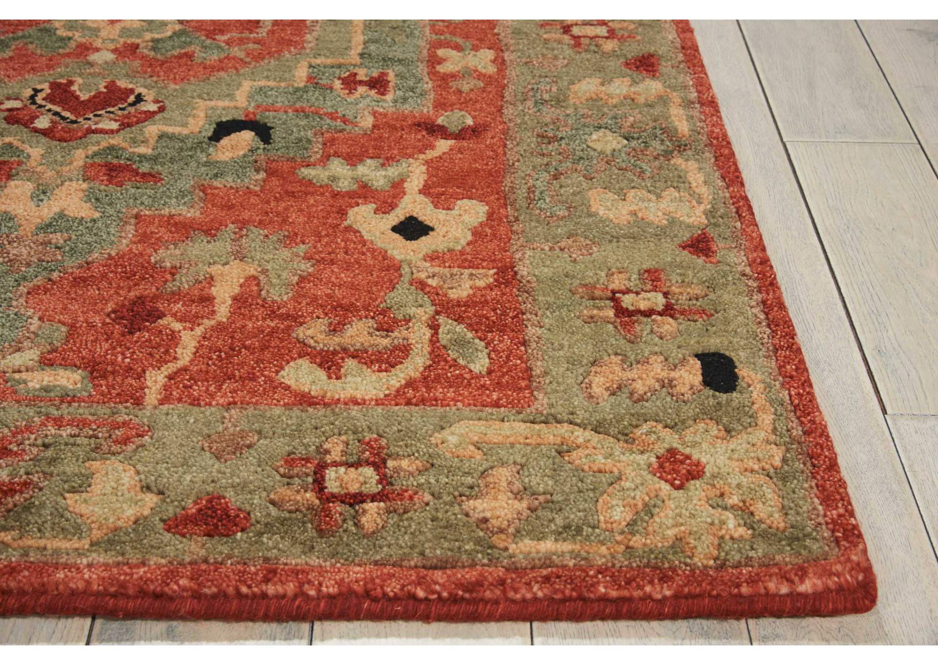 Nourison Tahoe TA01 Brown 4'x6' Area Rug,Nourison