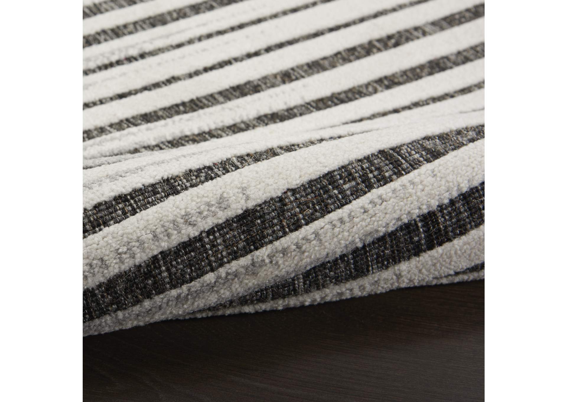 Nourison Key Largo 4'x6' Dark Grey Area Rug,Nourison
