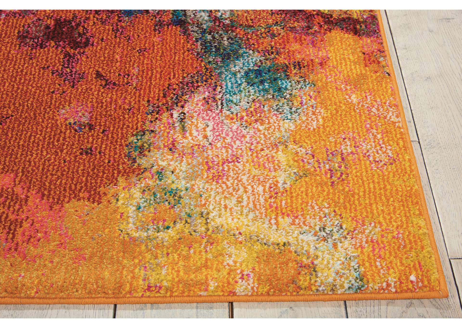 Nourison Celestial CES04 Multicolor 5'x7' Colorful Area Rug,Nourison