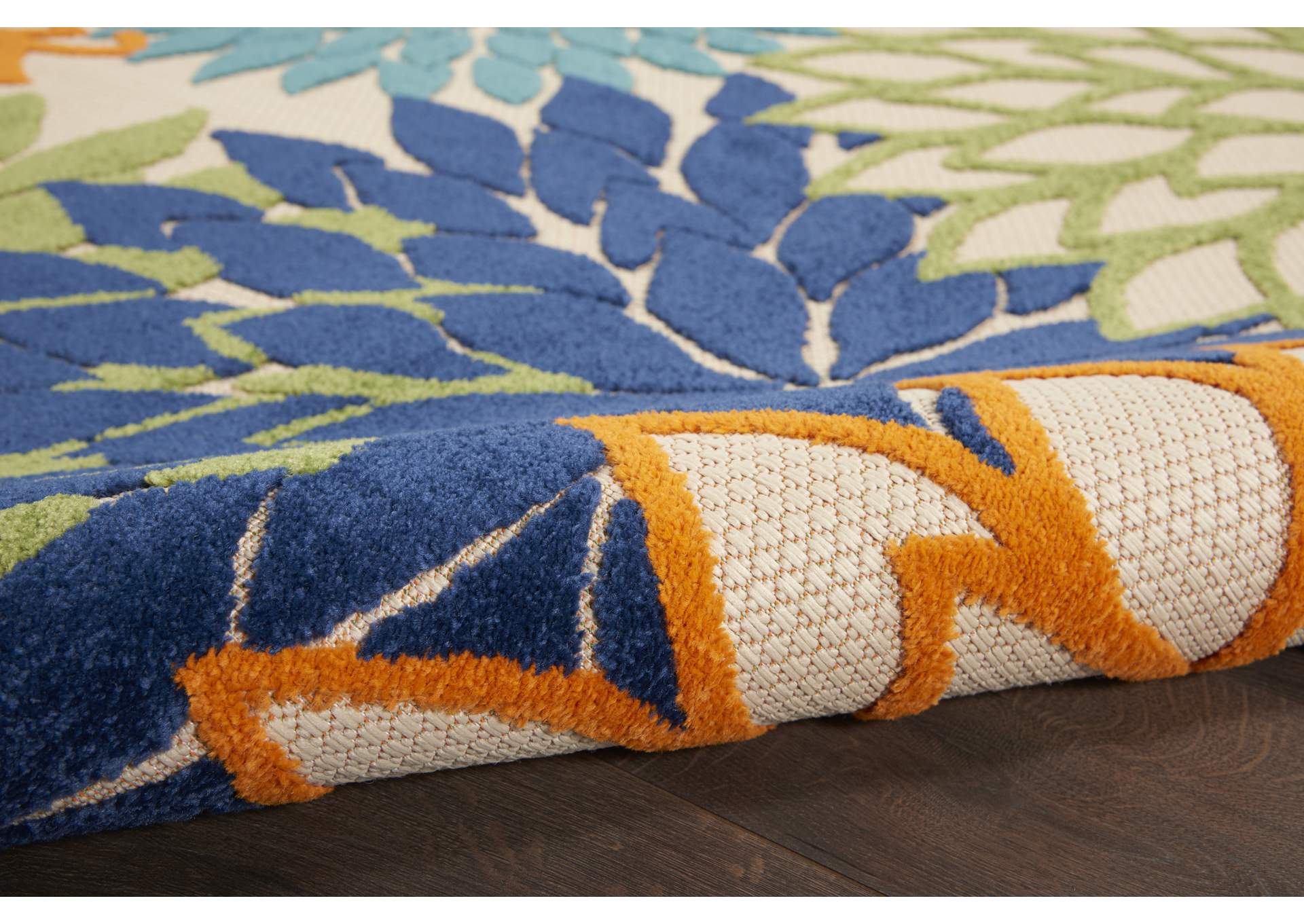 Nourison Aloha ALH05 Multicolor 3'x4' Indoor-outdoor Area Rug,Nourison