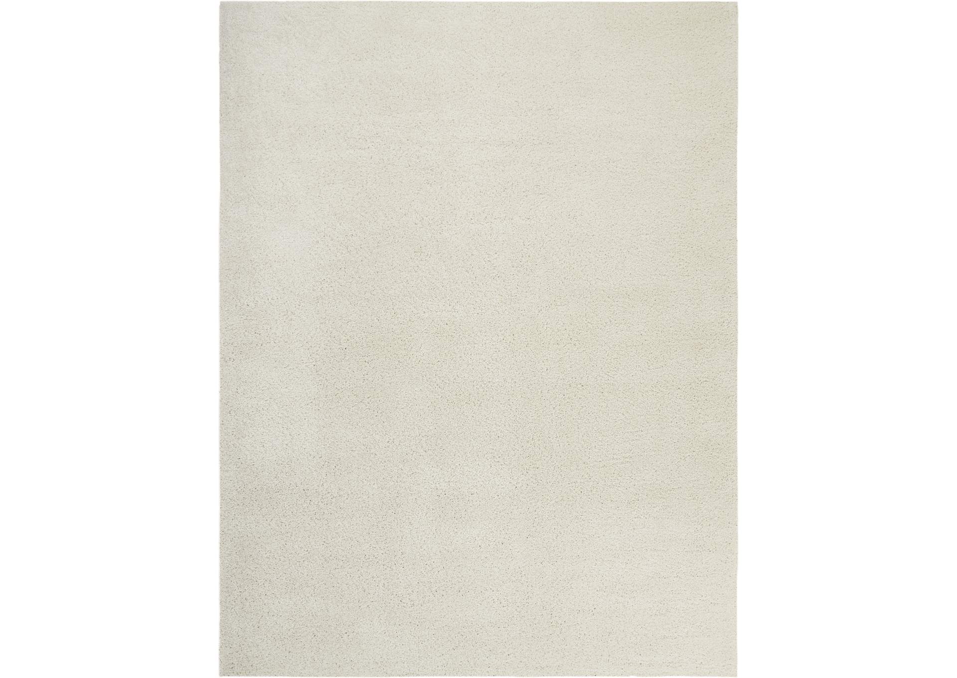Nourison Malibu Shag MSG01 White 10'x13' Oversized Rug,Nourison