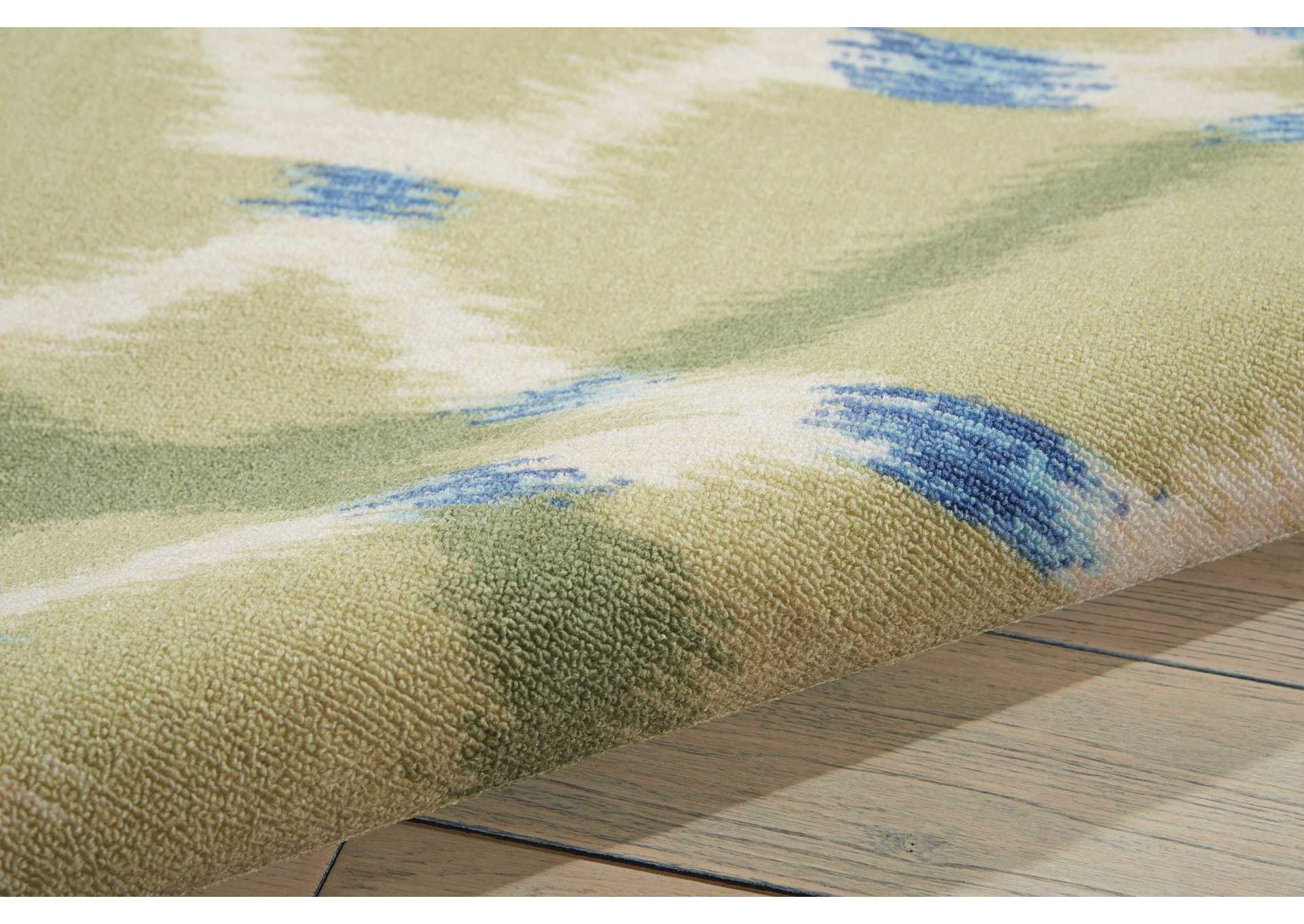Waverly Sun N Shade SND05 Green 10'x14' Rug,Nourison