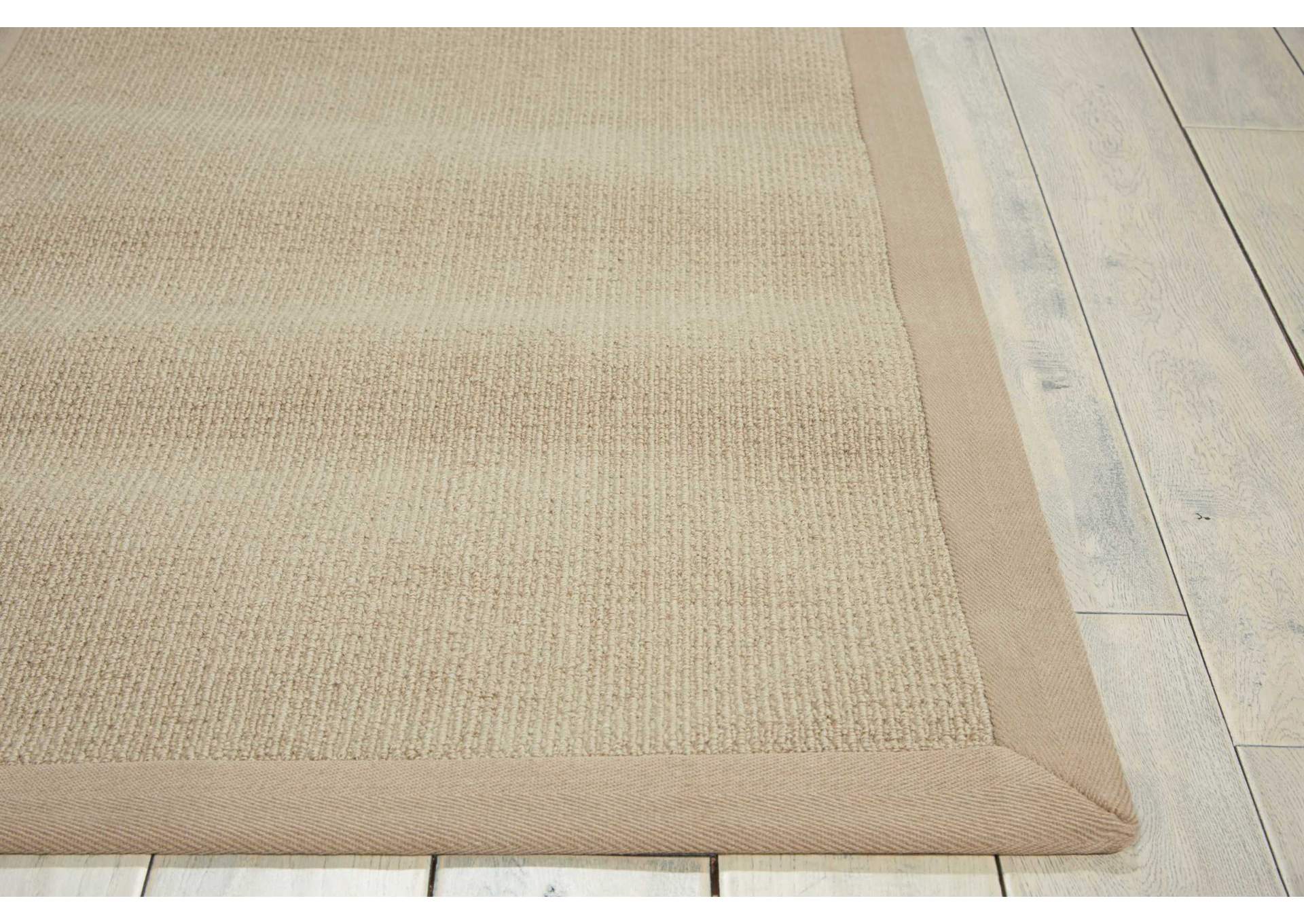 Nourison Sisal Soft SSF07 Beige 8' Runner Hallway Rug,Nourison