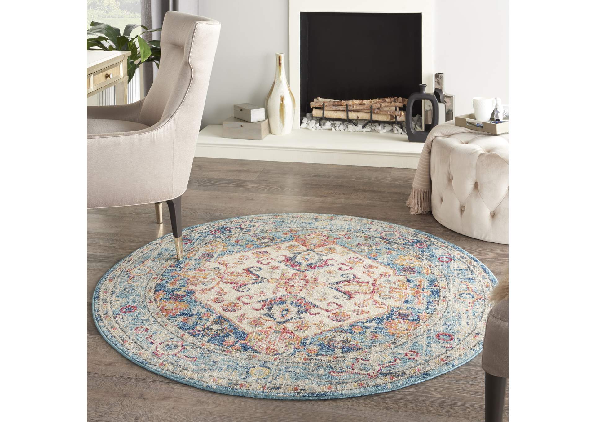 Nourison Passion 4' Round Area Rug,Nourison