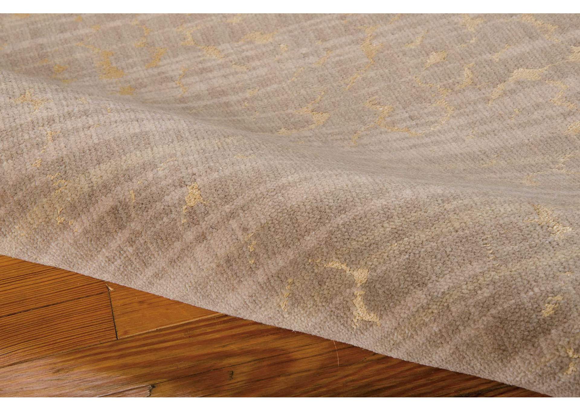 Nourison Silken Allure SLK06 Beige 10' Runner Hallway Rug,Nourison