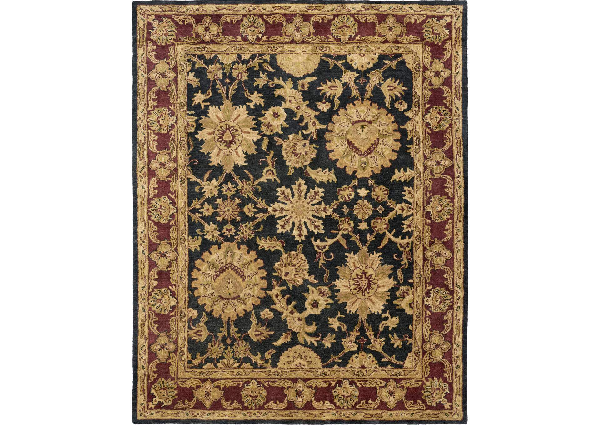 Nourison Jaipur JA18 Black Multicolor 8'x10' Rug,Nourison