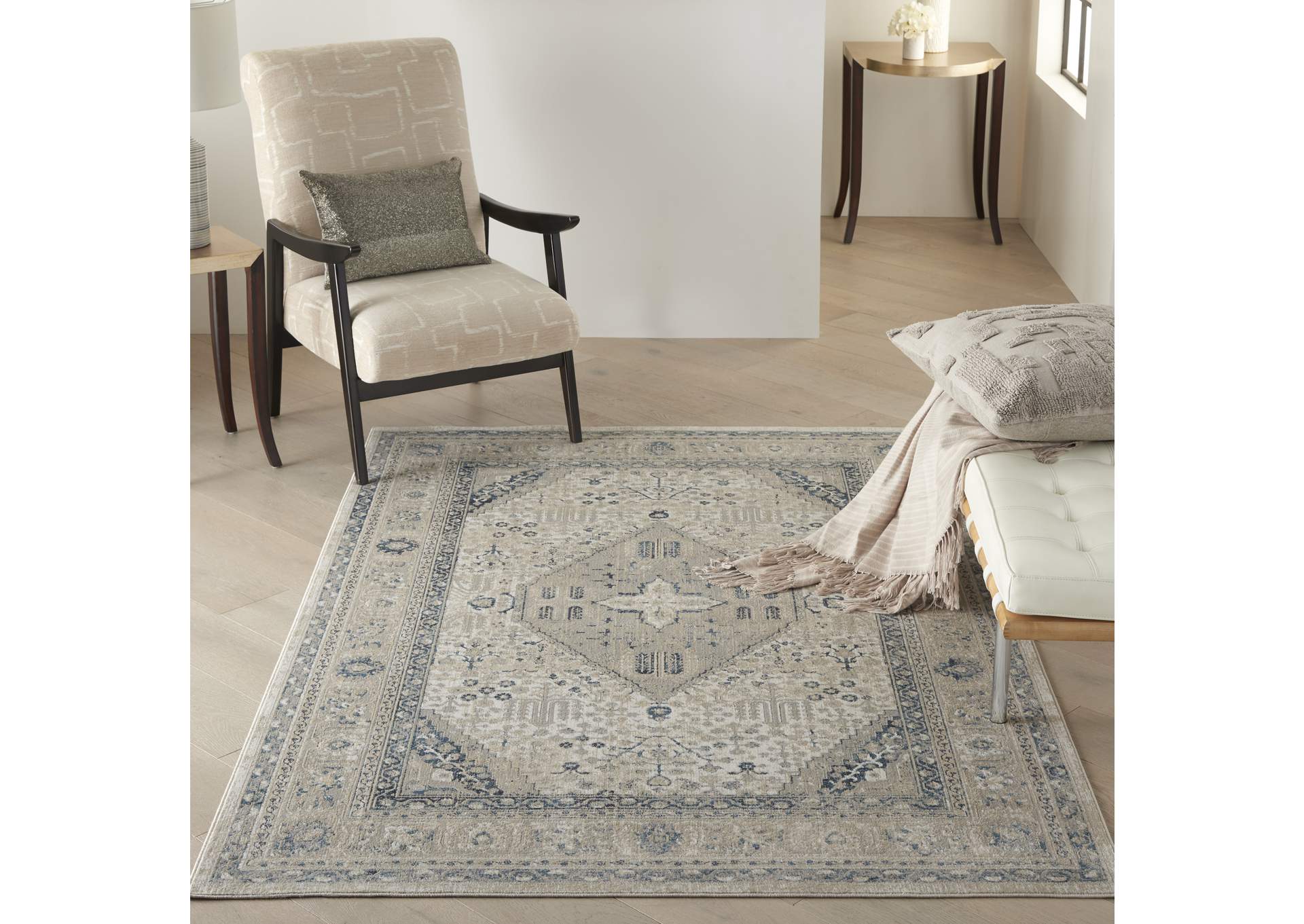Kathy Ireland Ki25 Malta 4' x 6' Area Rug,Nourison