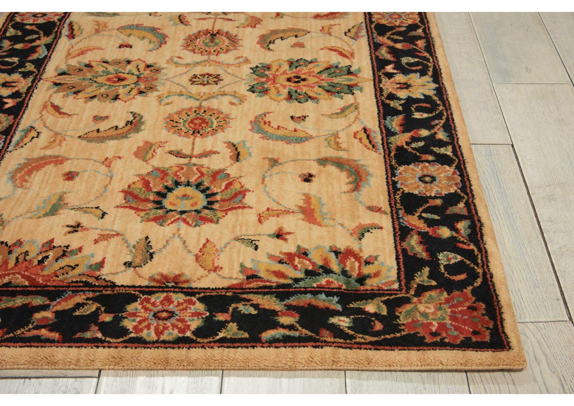 Nourison Living Treasures LI04 Beige Multicolor 12' Runner Hallway Rug,Nourison