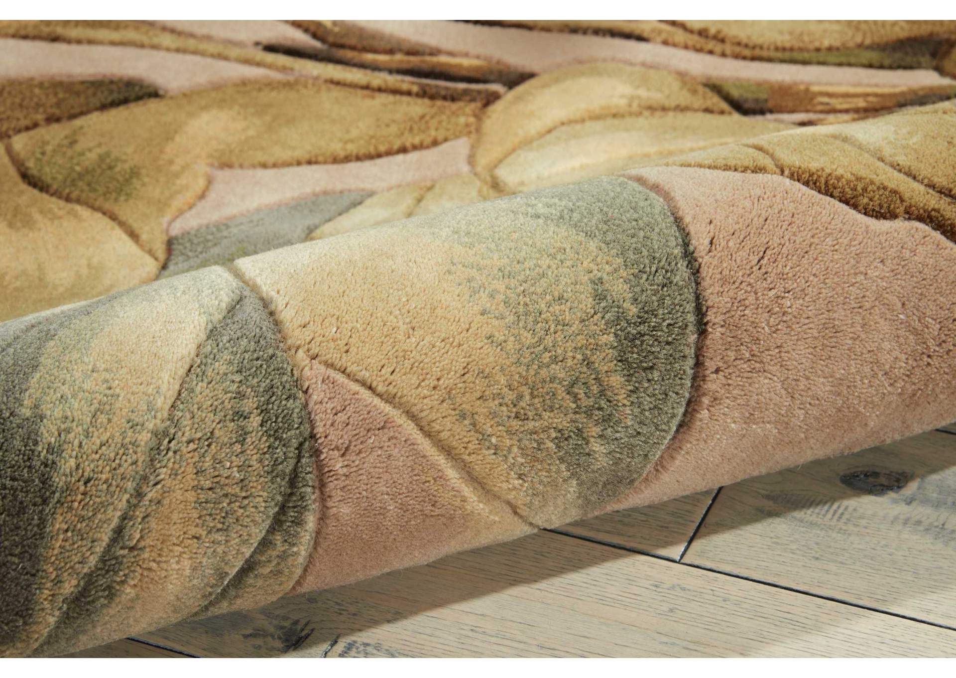 Nourison Tropics TS04 Beige 4'x6' Area Rug,Nourison