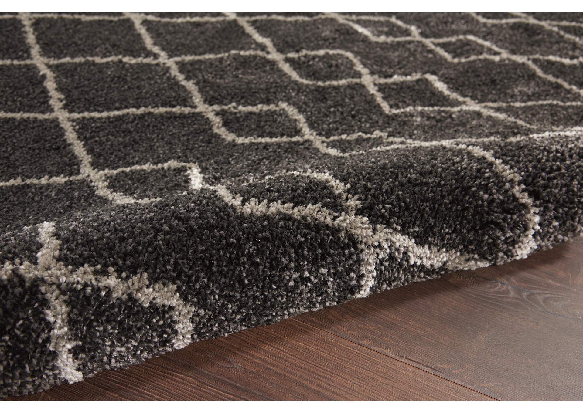 Nourison Martil MAT01 Charcoal 5'x7' Moroccan Area Rug,Nourison