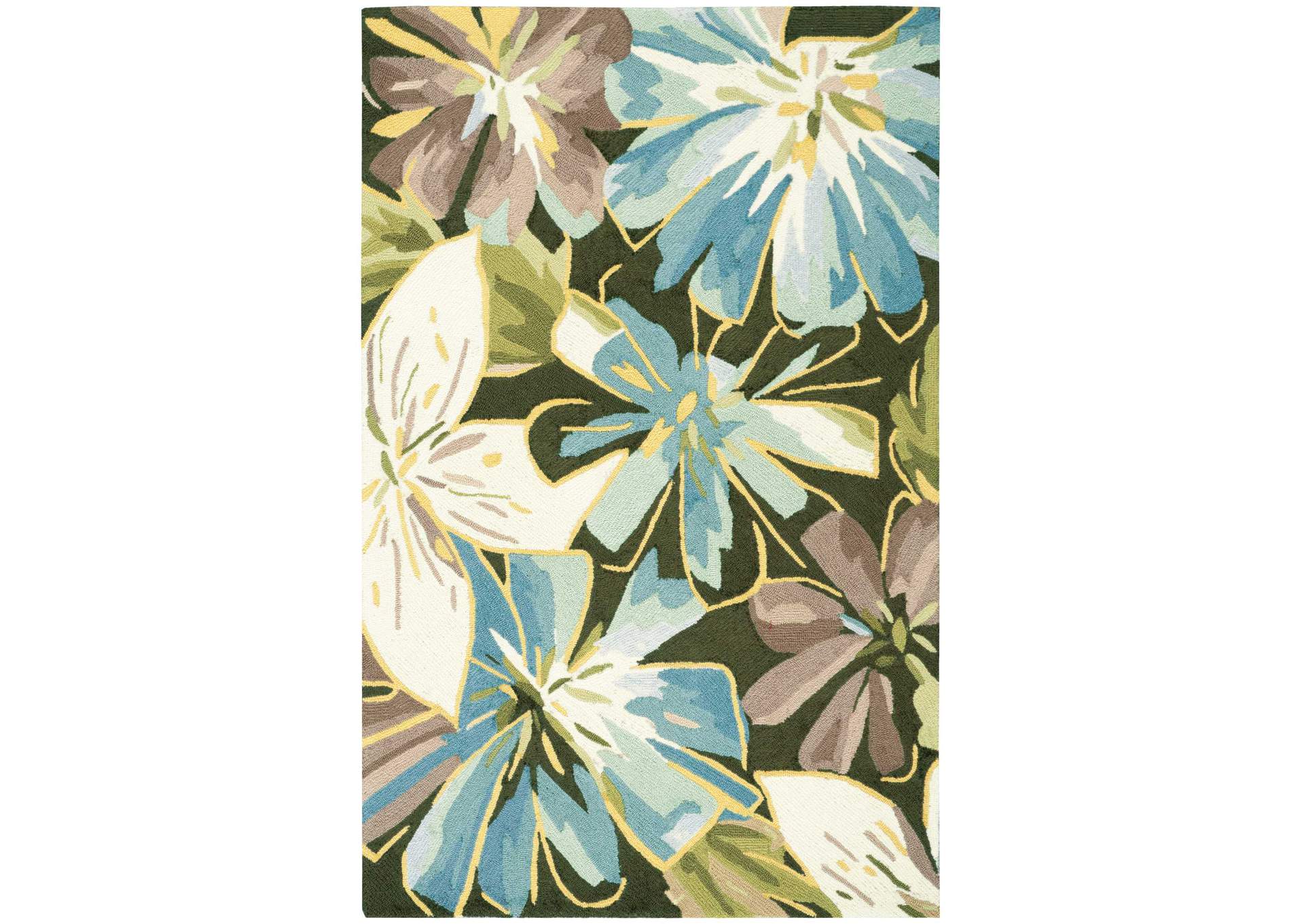 Nourison Fantasy FA16 Brown 4'x6' Area Rug,Nourison