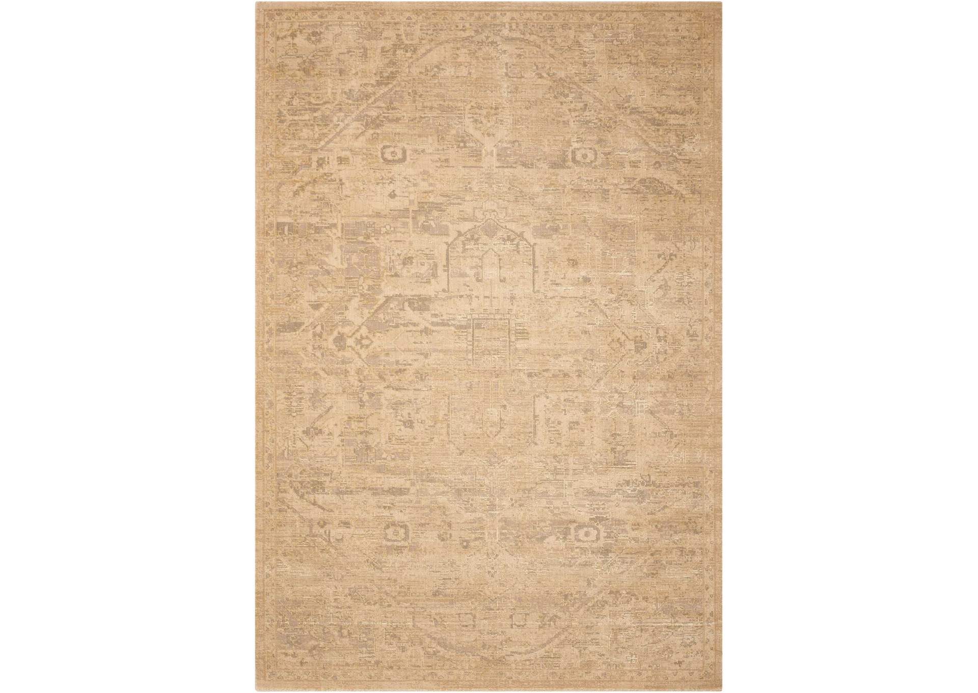 Nourison Silk Elements SKE14 Beige 5'x8' Area Rug,Nourison