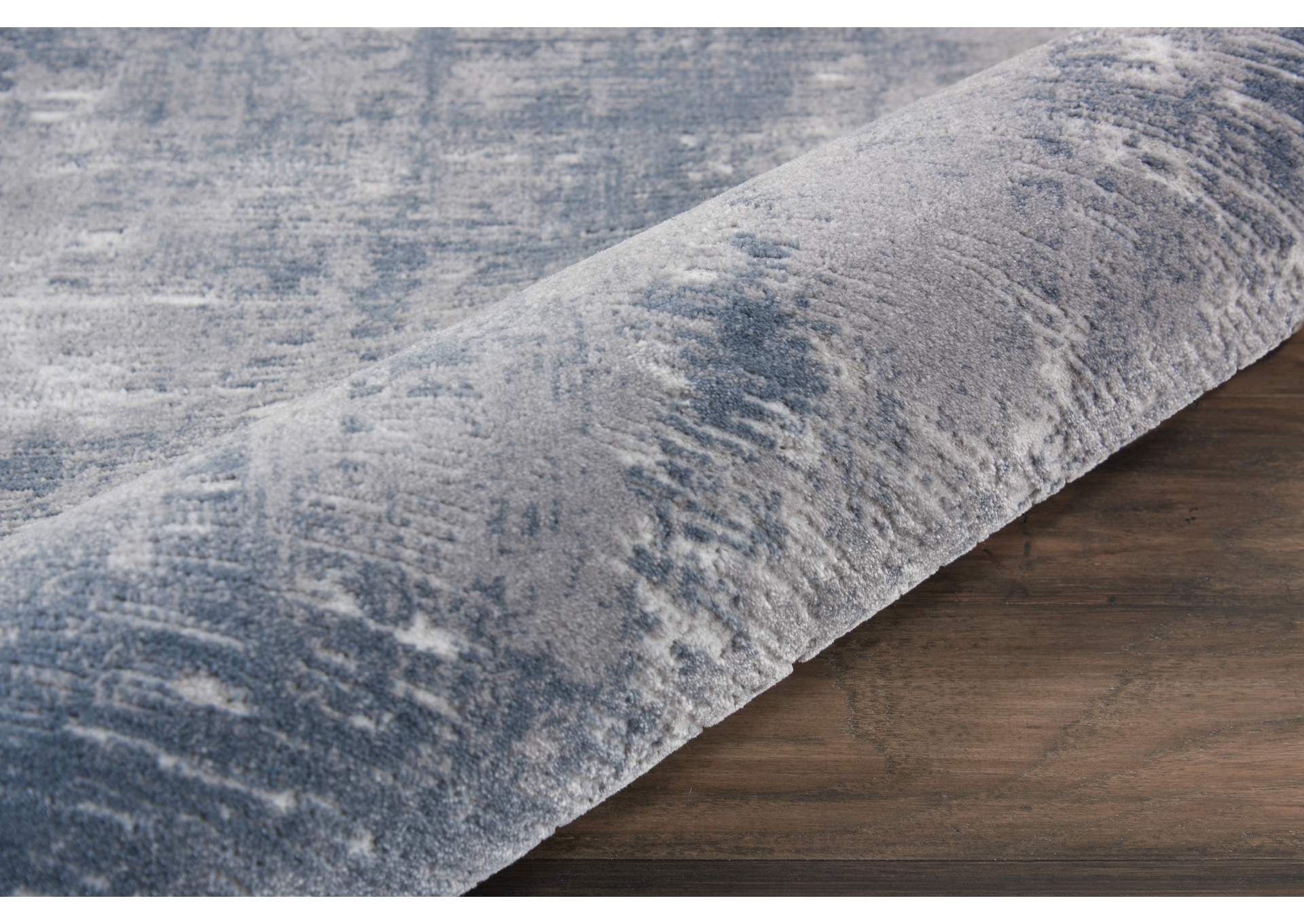 Nourison Rustic Textures RUS05 Grey 8' Runner Hallway Rug,Nourison