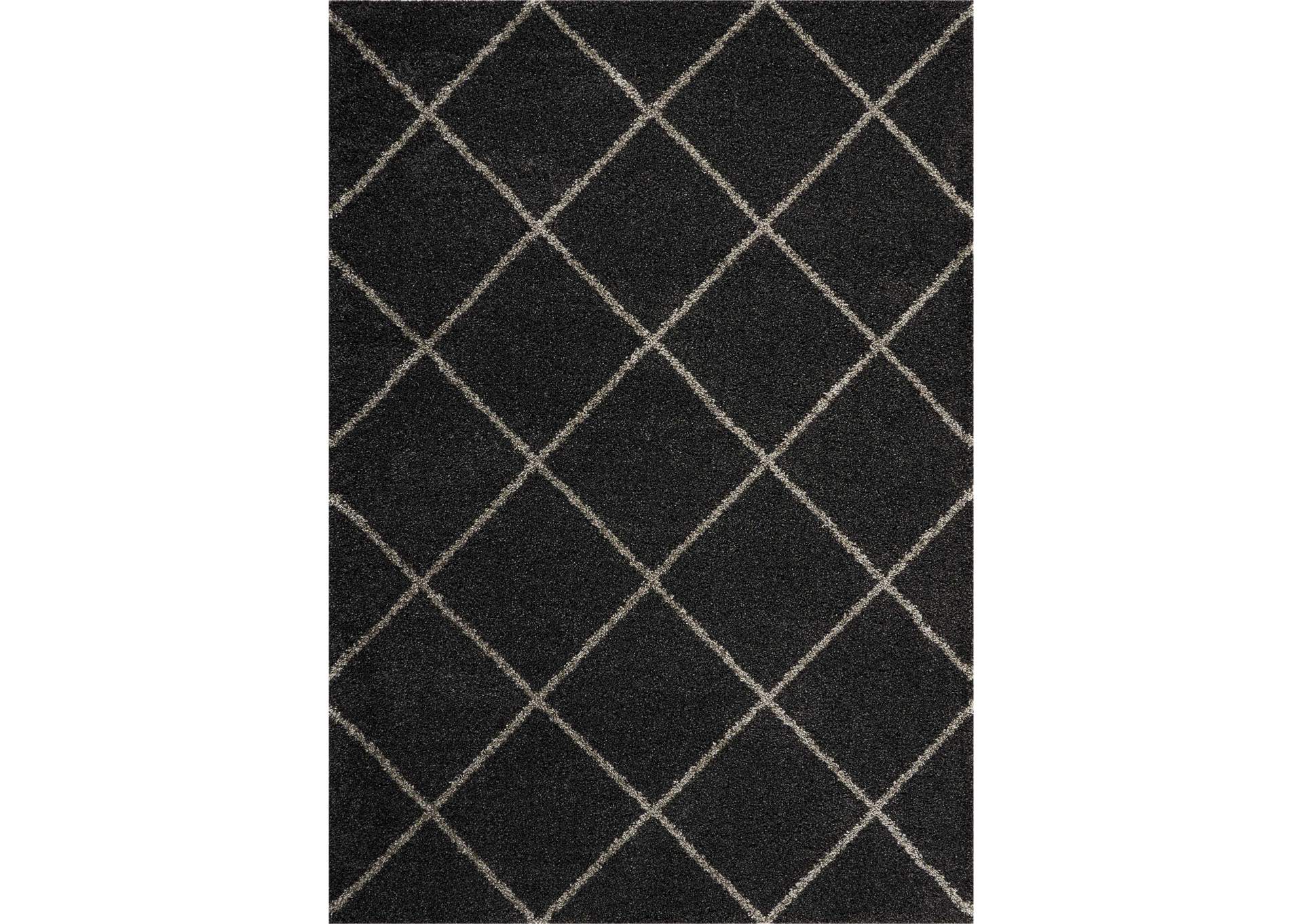 Nourison Brisbane BRI03 Black 7'x10' Area Rug,Nourison