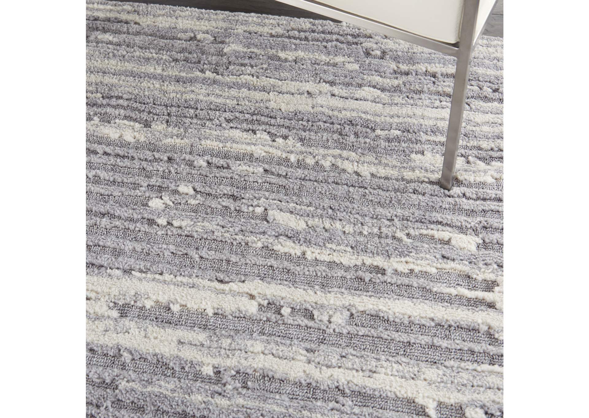Nourison Zermatt 4' x 6' Ivory Neutral Area Rug,Nourison