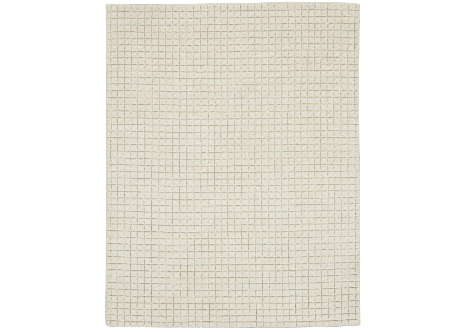 Calvin Klein Pretoria 2' x 3' Ivory Modern Area Rug,Nourison