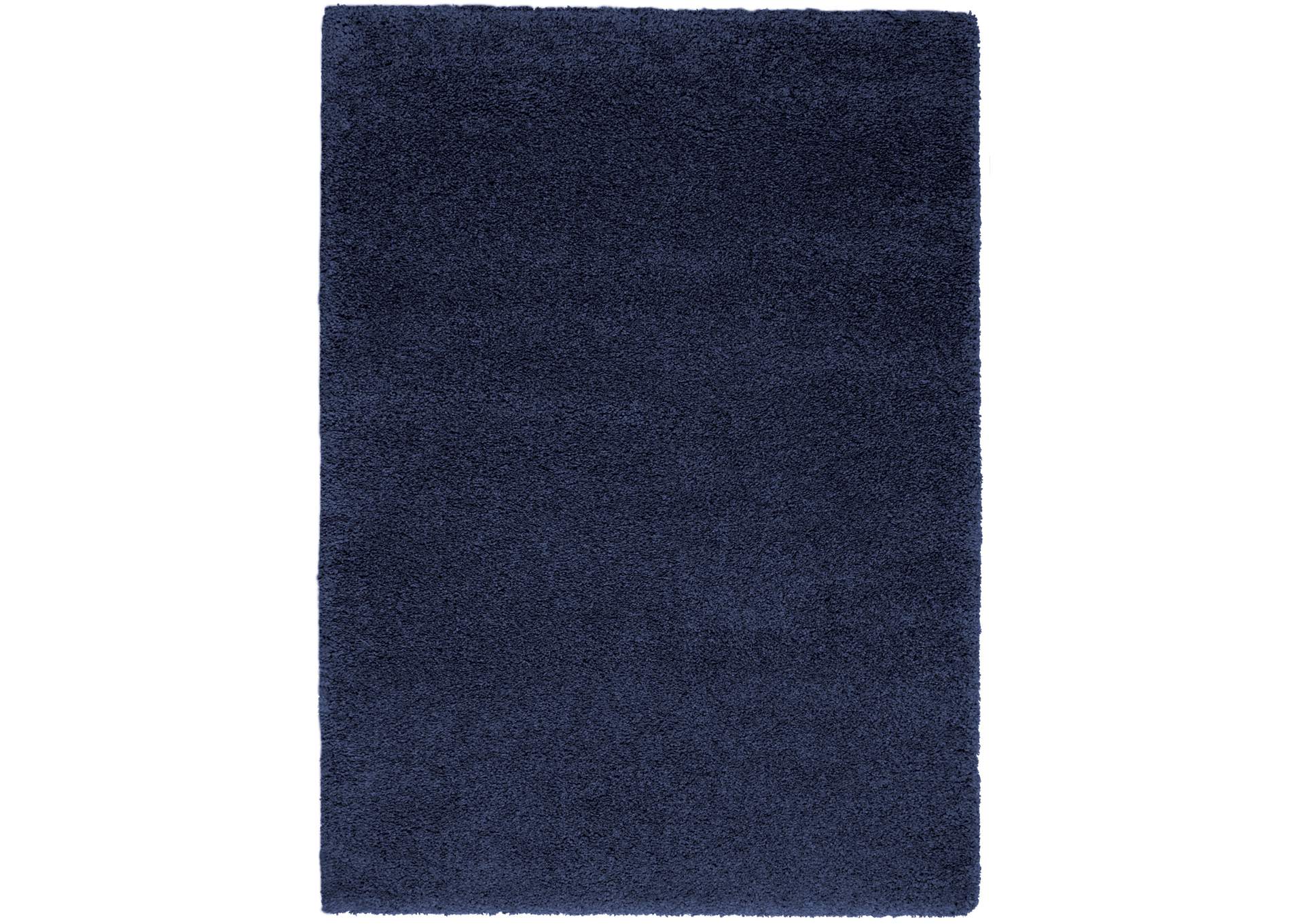Nourison Malibu Shag MSG01 Dark Blue 5'x7' Area Rug,Nourison