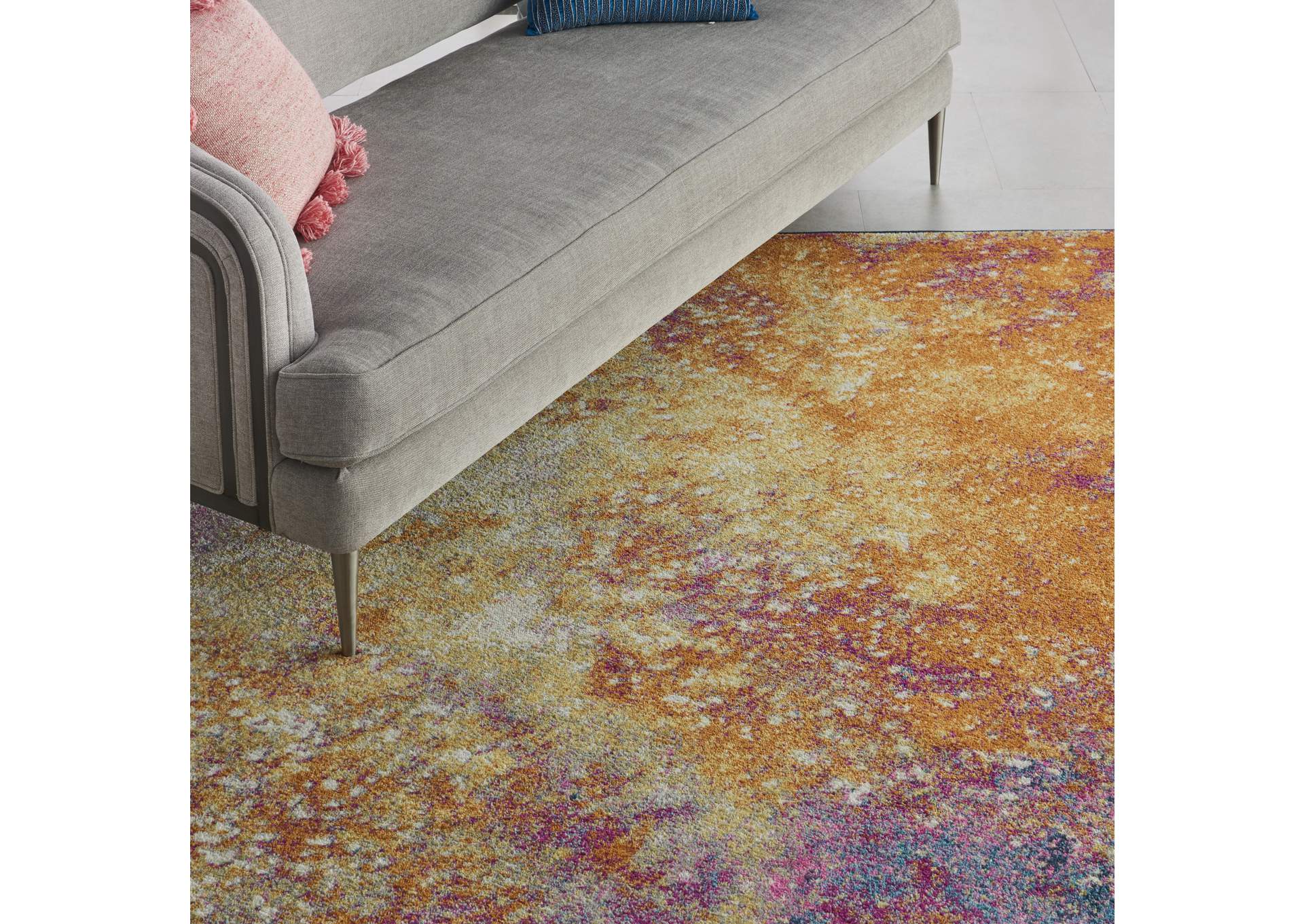 Nourison Passion PSN10 Multicolor 8'x10' Large Rug,Nourison