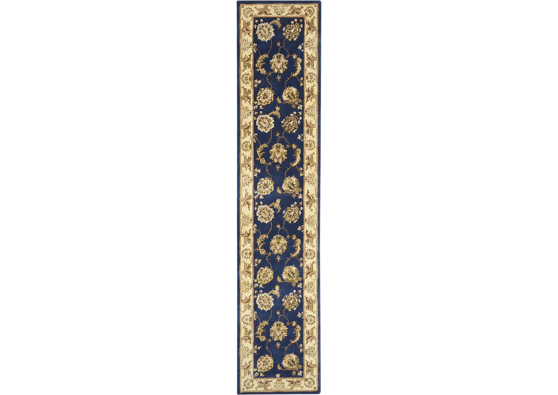 Nourison 2000 12' Runner Navy Area Rug,Nourison