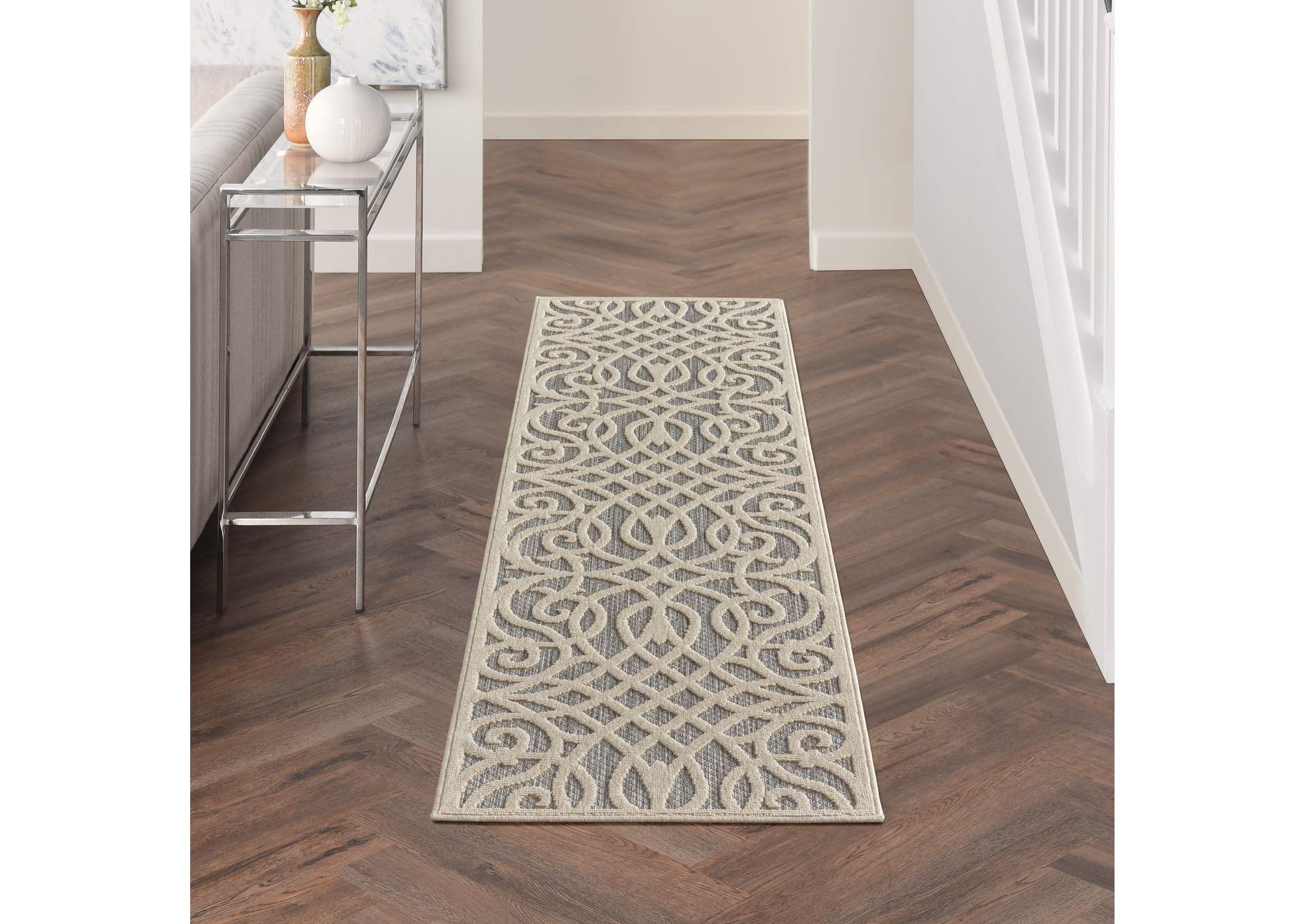 Nourison Cozumel 10' Runner Area Rug,Nourison
