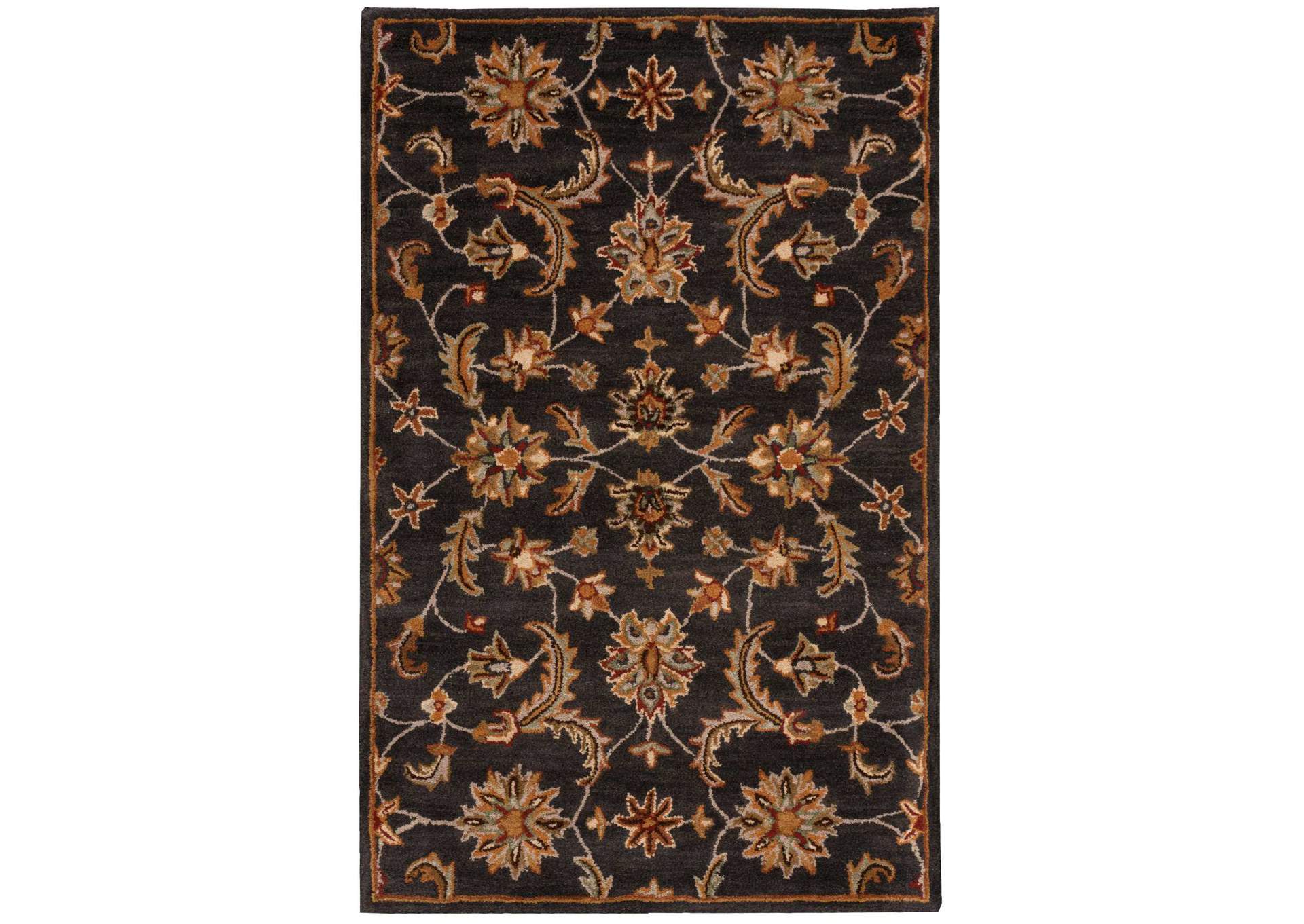 Nourison India House IH83 Black 8'x11' Rug,Nourison