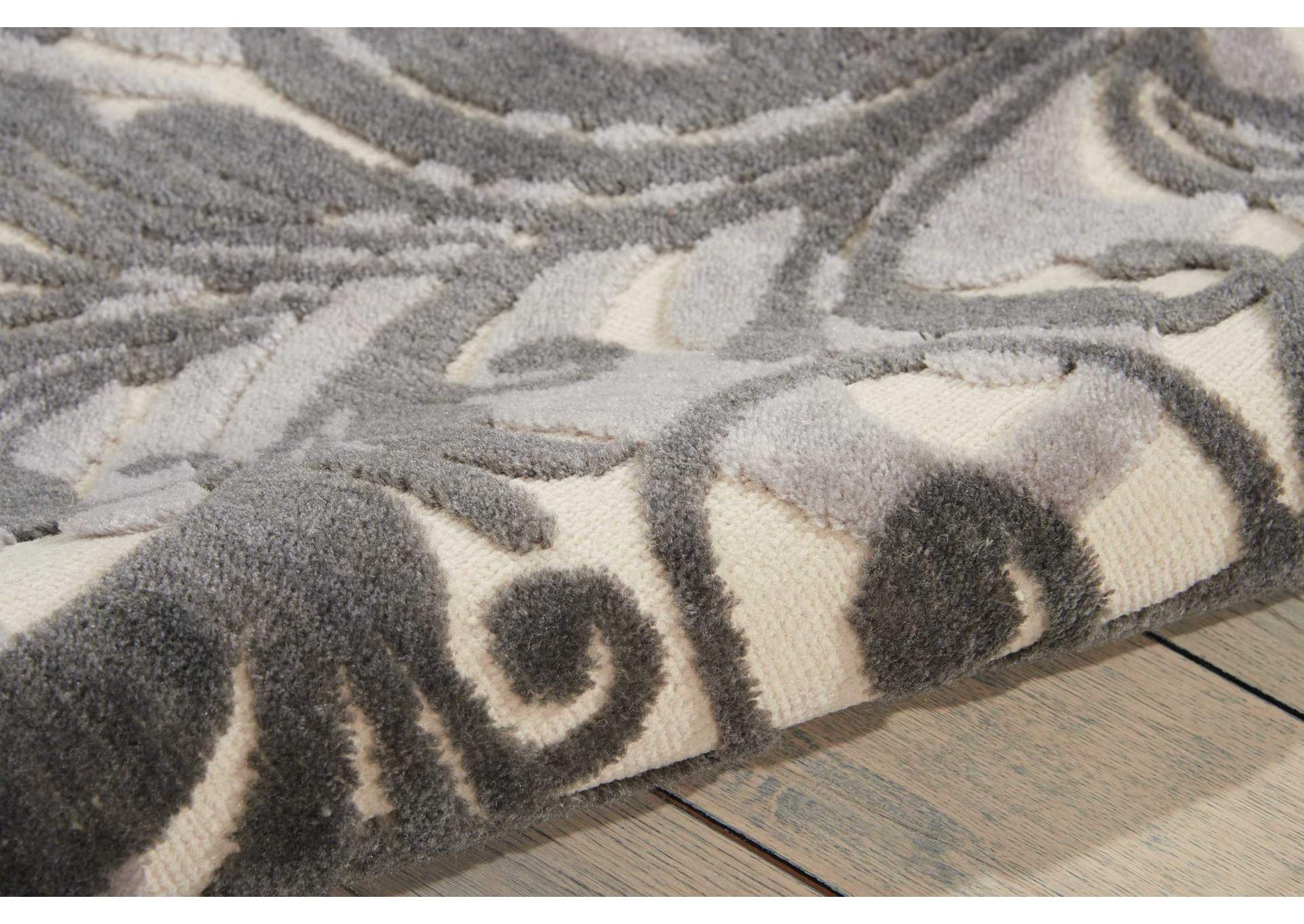 Nourison Graphic Illusions GIL01 Multicolor 8' Runner Hallway Rug,Nourison