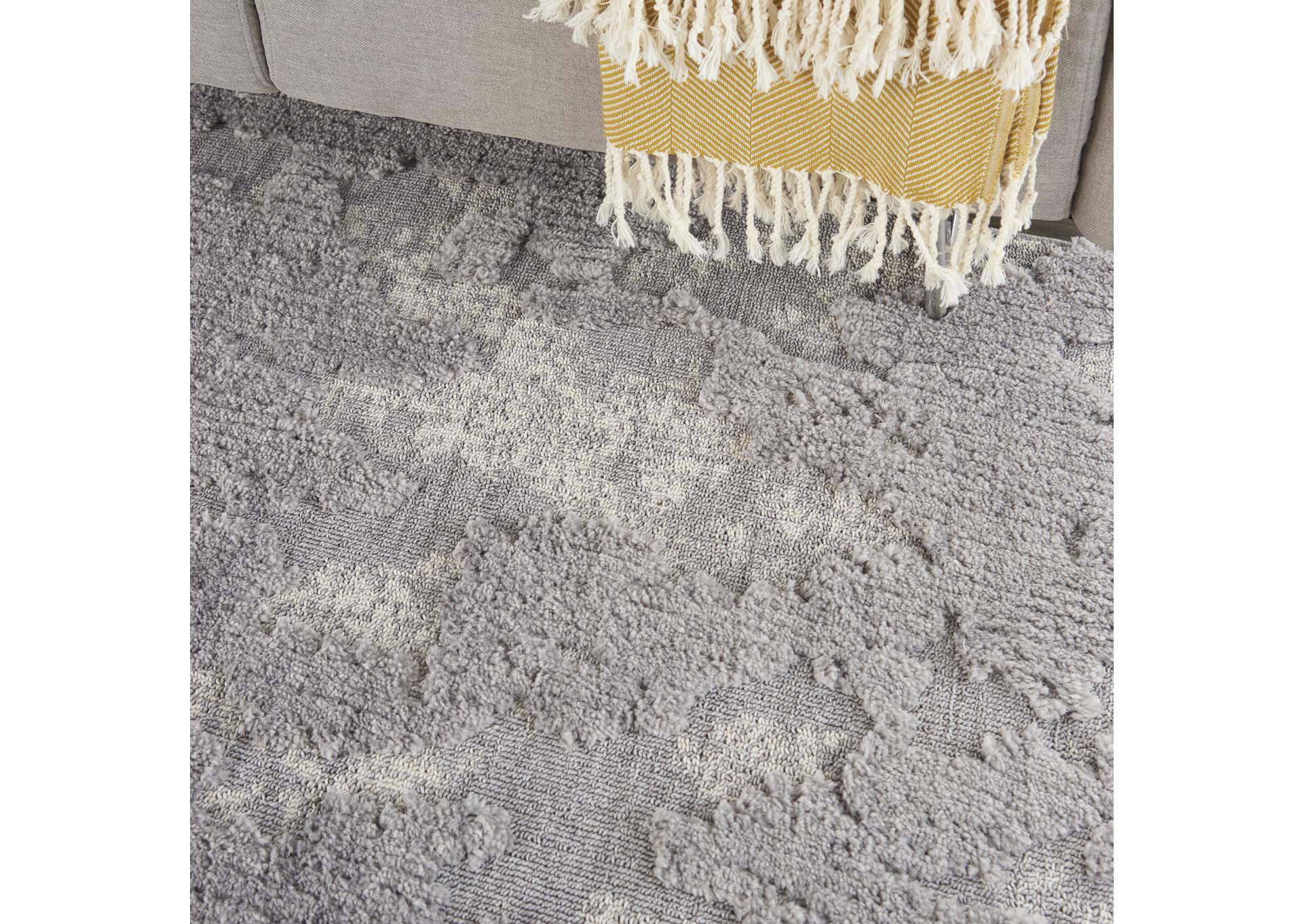 Nourison Zermatt 4' x 6' Ivory Neutral Area Rug,Nourison