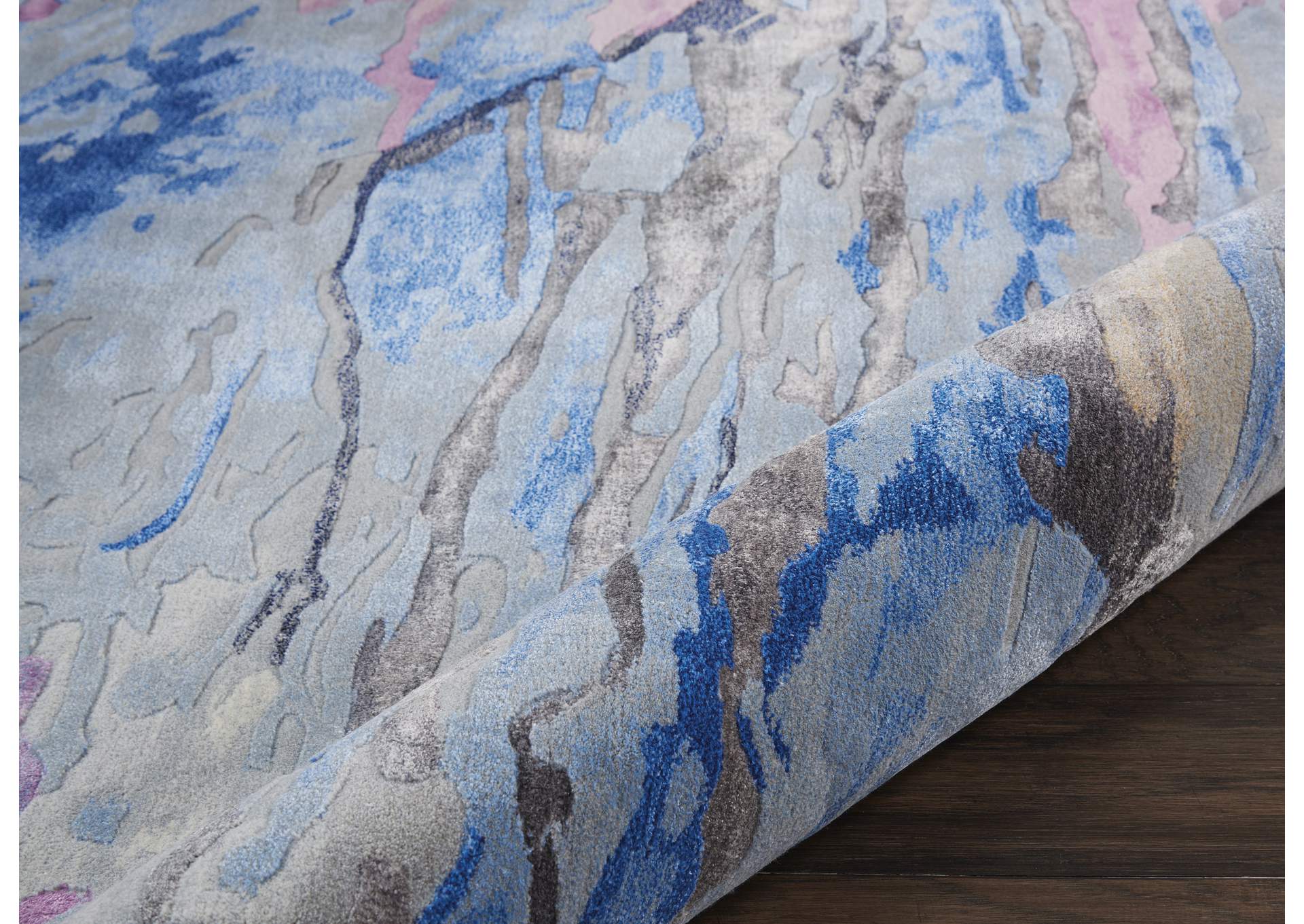 Nourison Prismatic 4'x6' Grey Multicolor Area Rug,Nourison