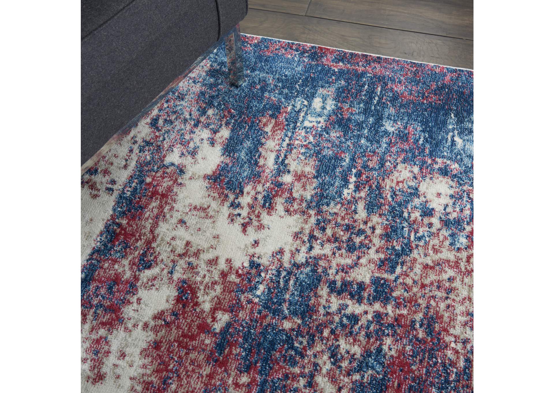Nourison Etchings 5'3" x 7'3" Multicolor Painterly Area Rug,Nourison