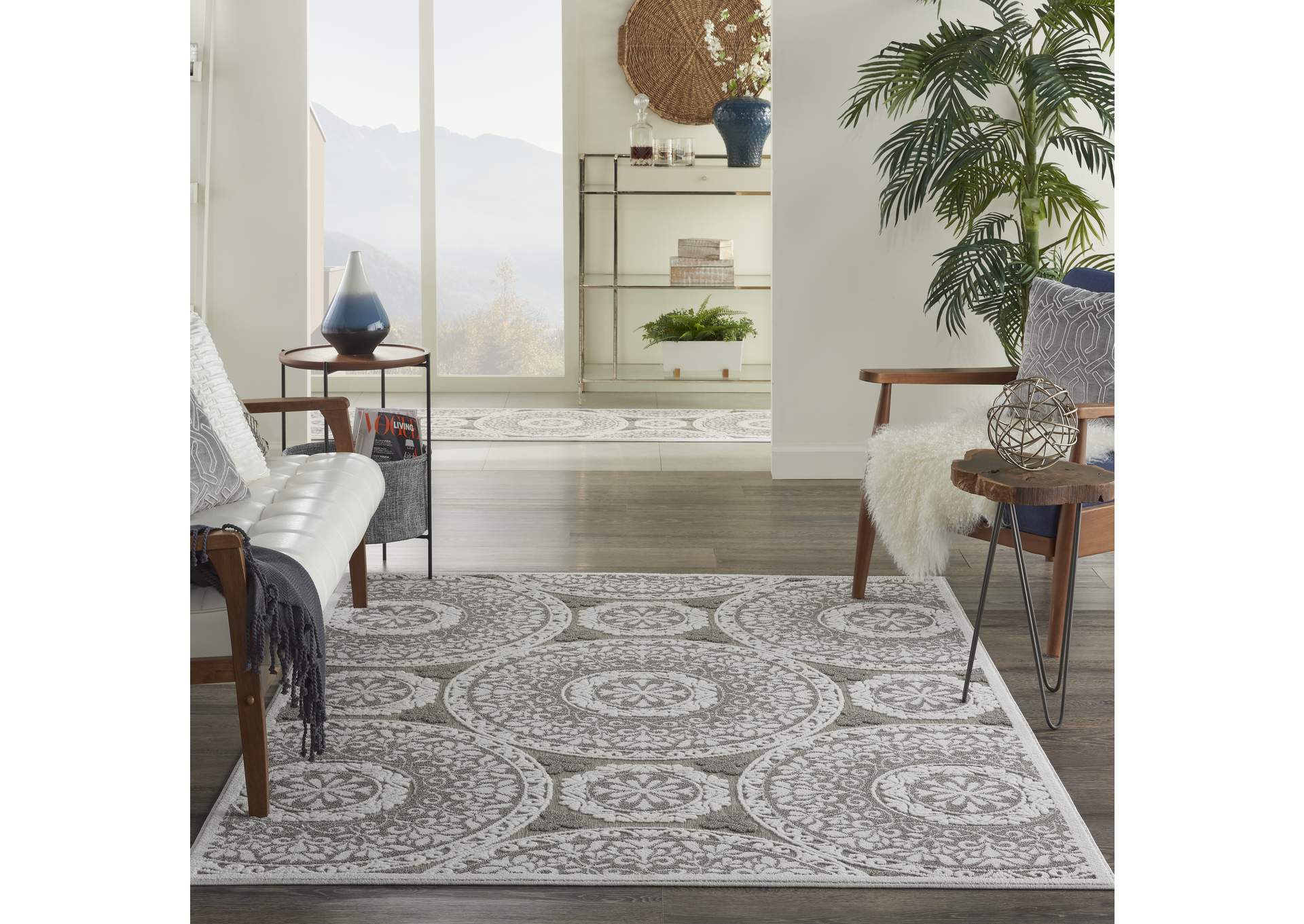 Nourison Key Largo 5'x7' Taupe Area Rug,Nourison