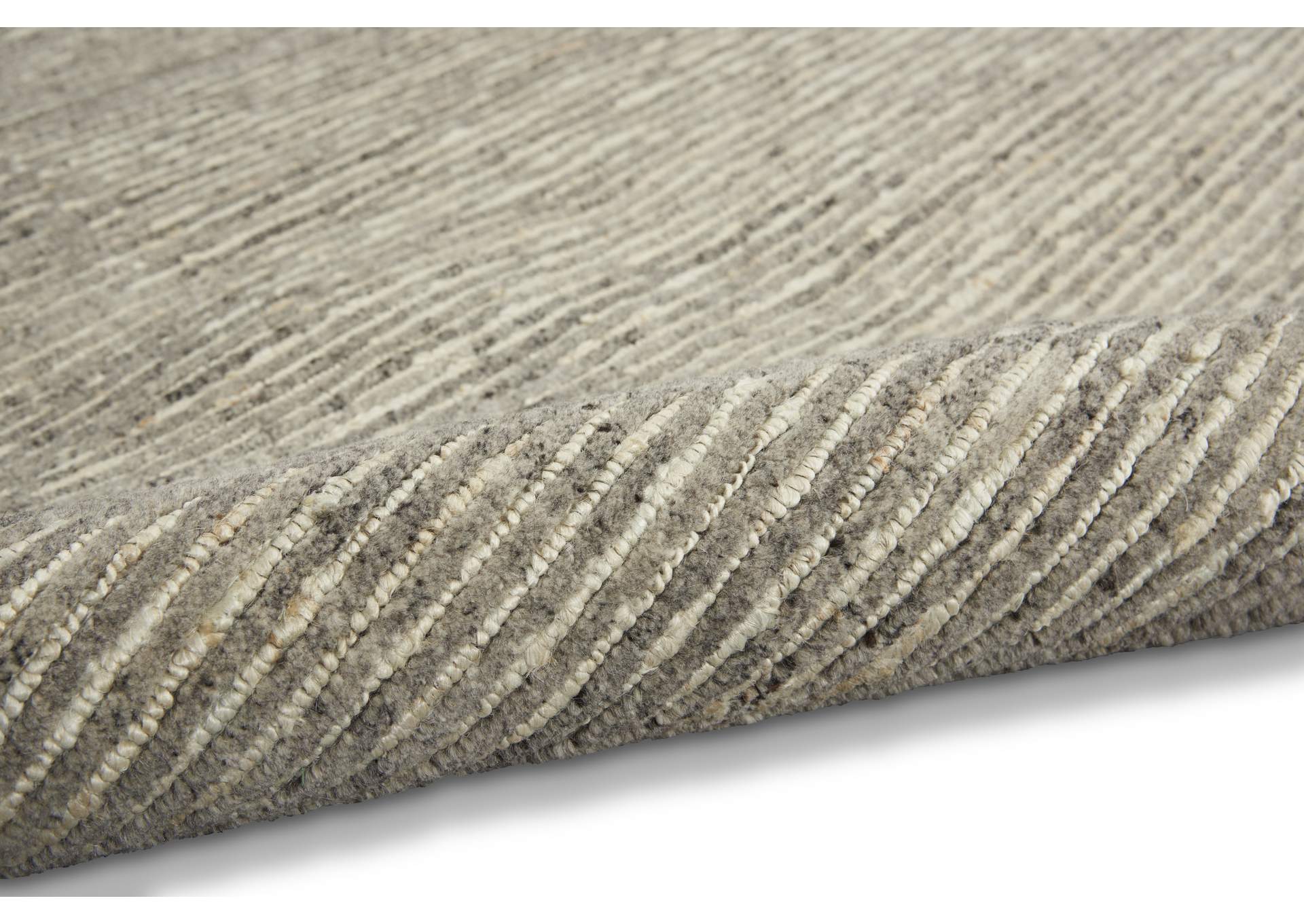 Calvin Klein Kathmandu 10' x 14' Grey All - Natural Fibers Area Rug,Nourison