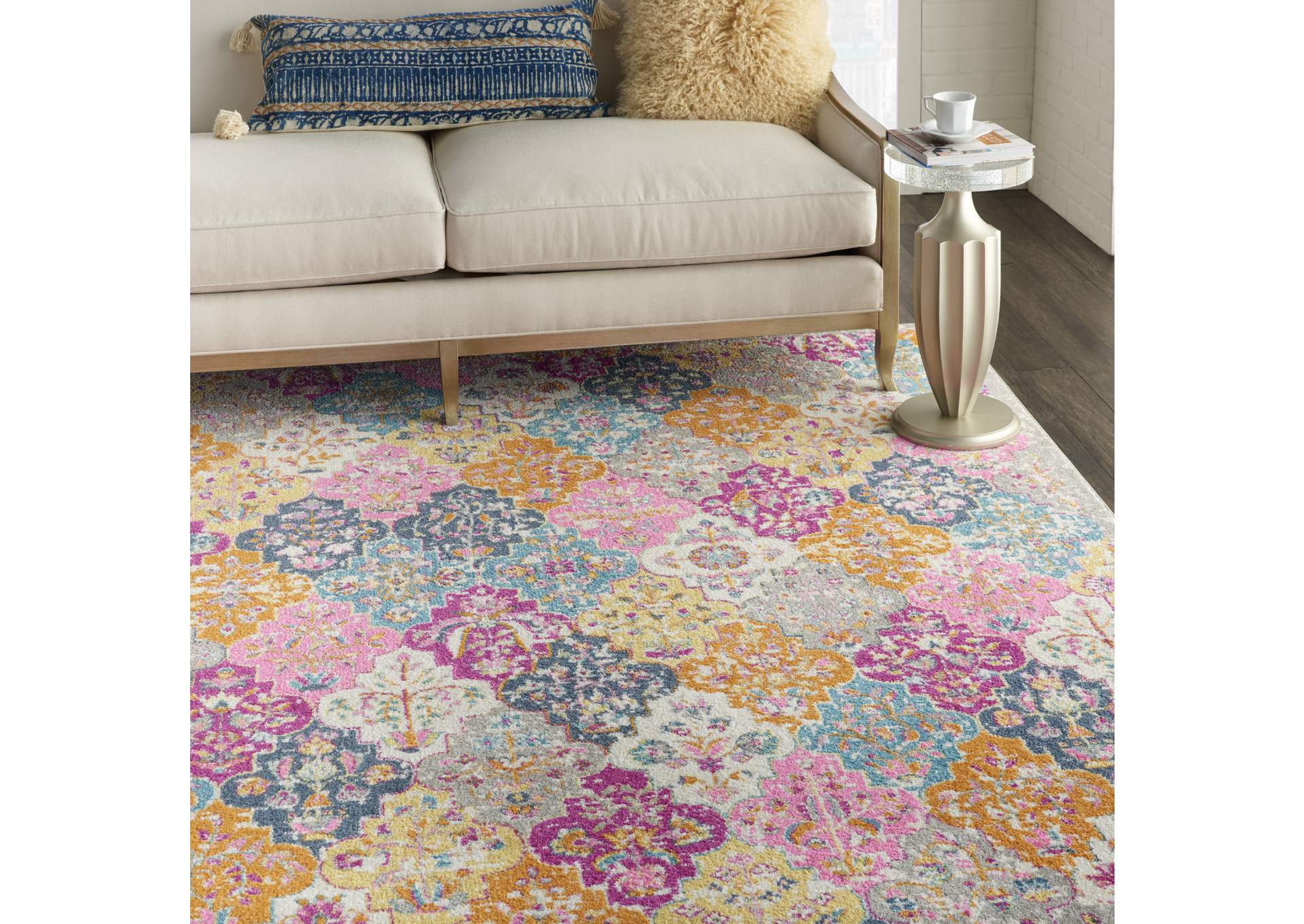Nourison Passion Bohemian Multi Colored Area Rug,Nourison