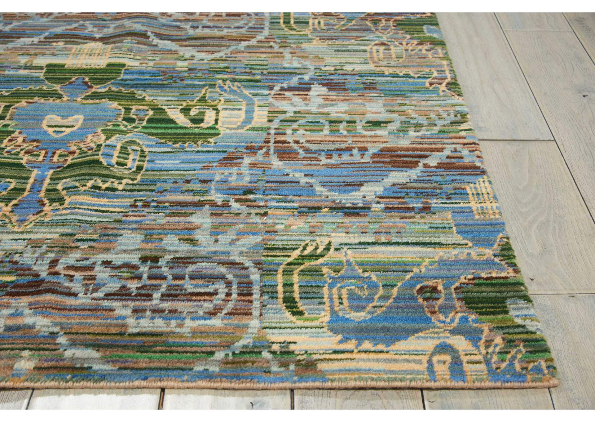 Nourison Rhapsody RH010 Multicolor 9'x12' Rug,Nourison