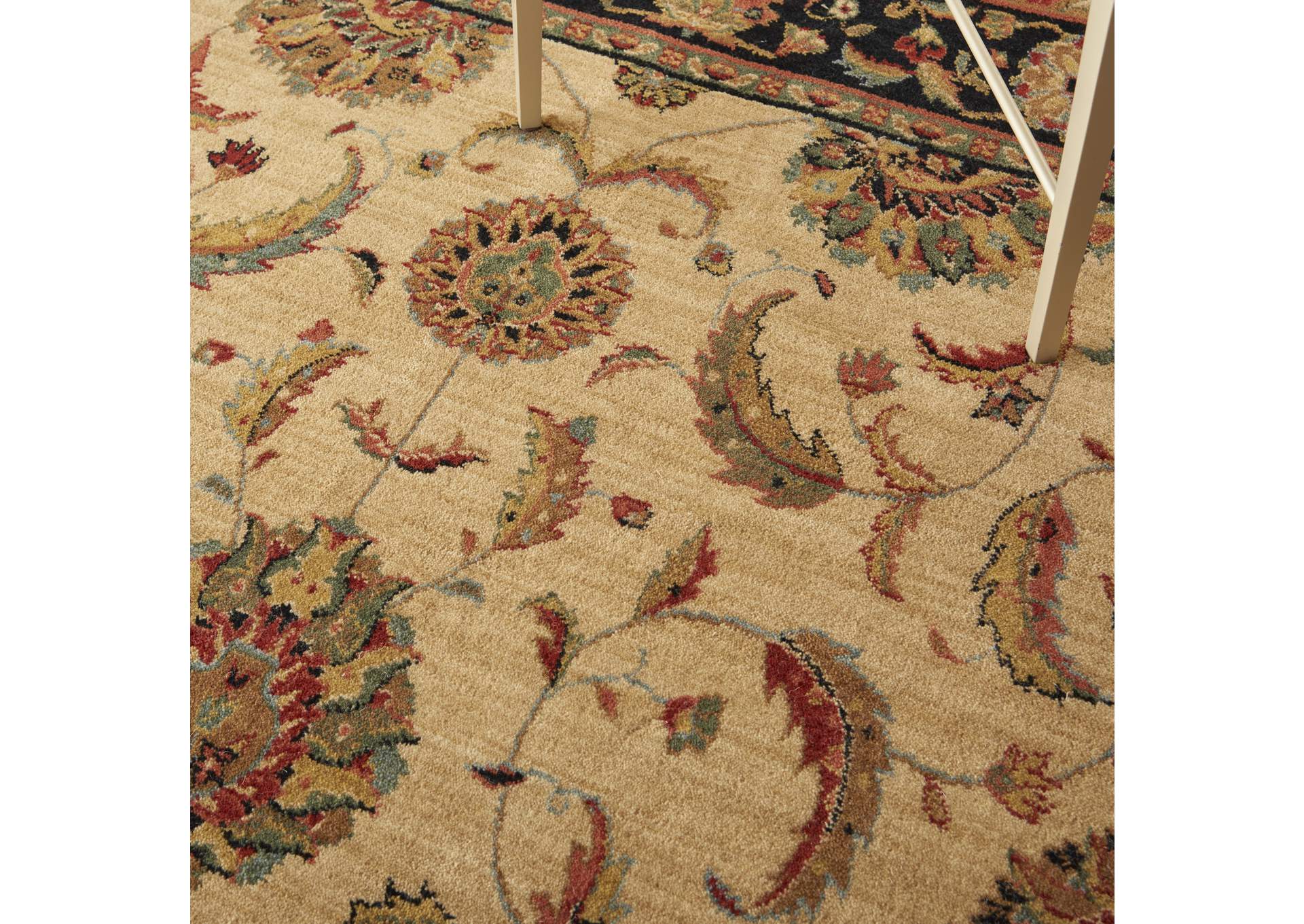Nourison Living Treasures LI04 Beige Multicolor 5'x8' Area Rug,Nourison