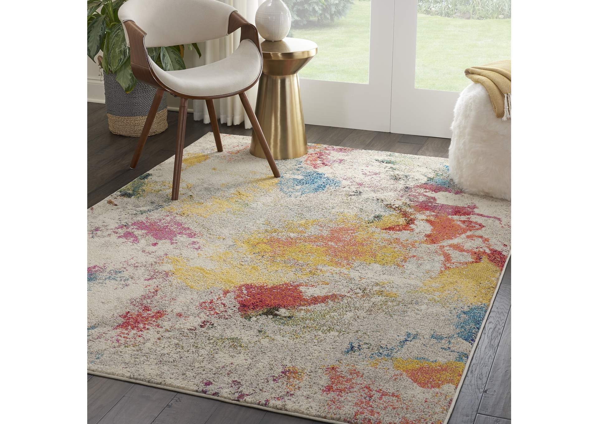 Nourison Celestial CES12 Multicolor 4'x6' Colorful Area Rug,Nourison
