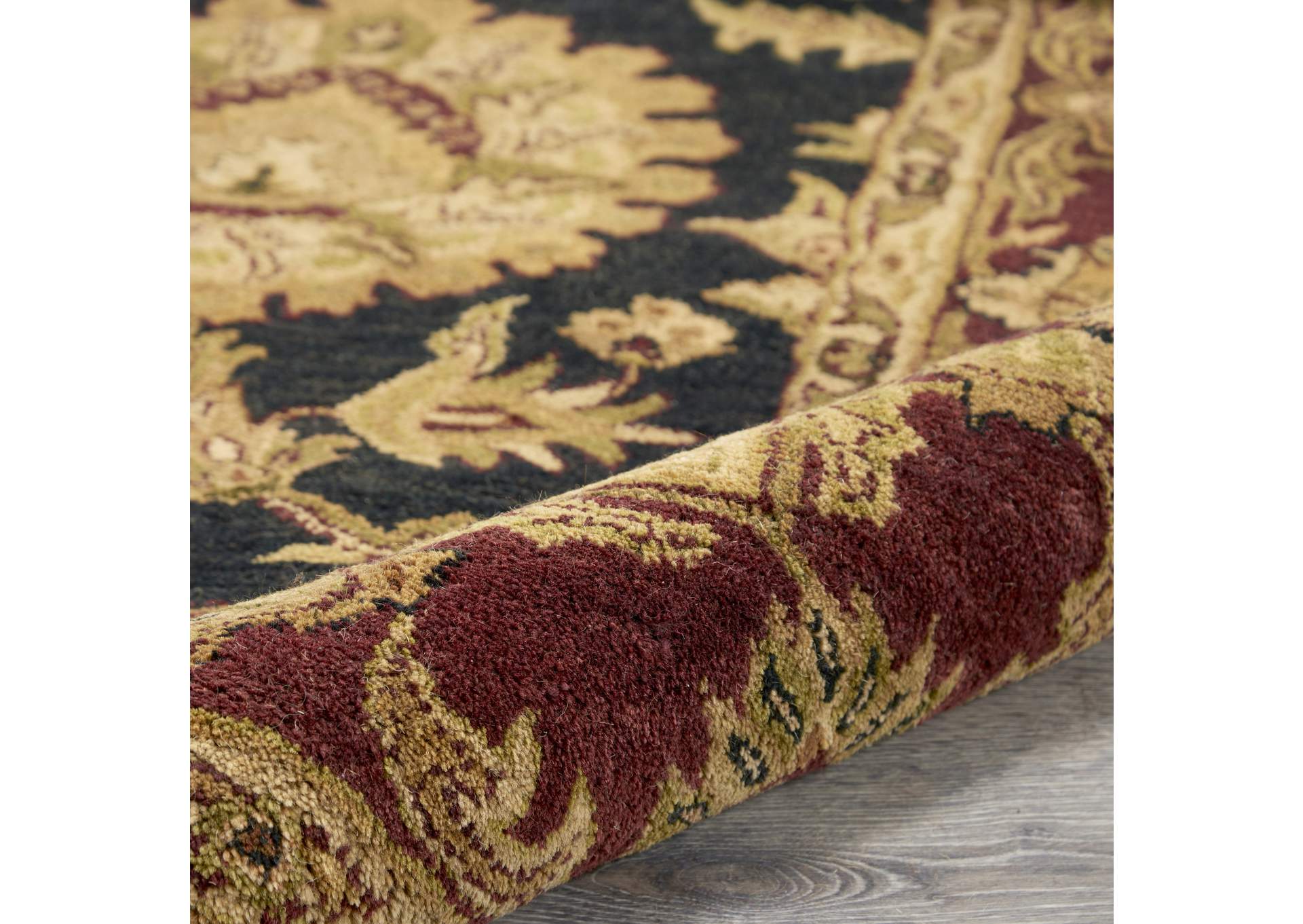 Nourison Jaipur JA18 Black Multicolor 8'x10' Rug,Nourison