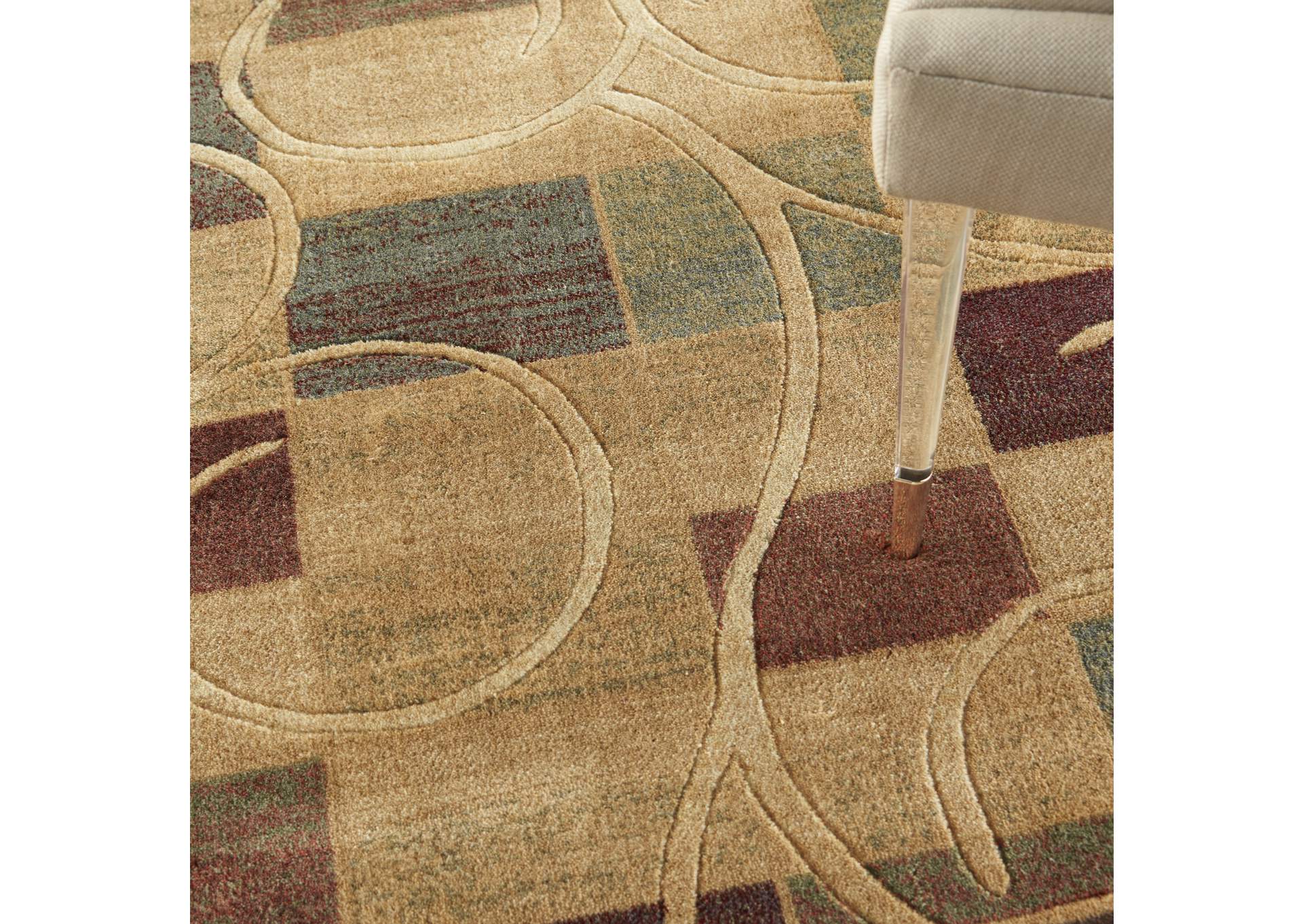 Nourison Expressions XP01 Beige 8'x11' Rug,Nourison