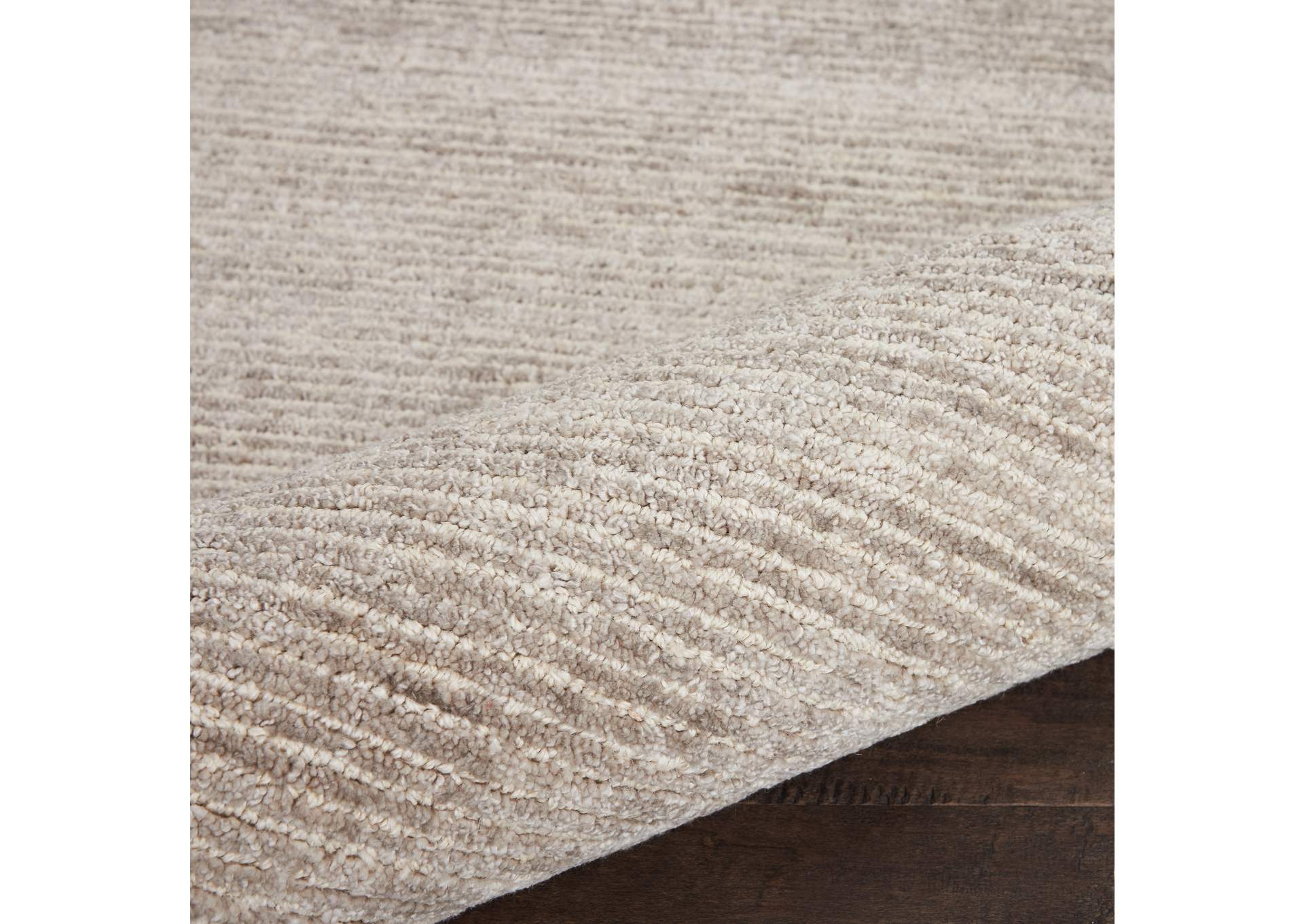 Nourison Weston WES01 Taupe 4'x6' Contemporary Area Rug,Nourison