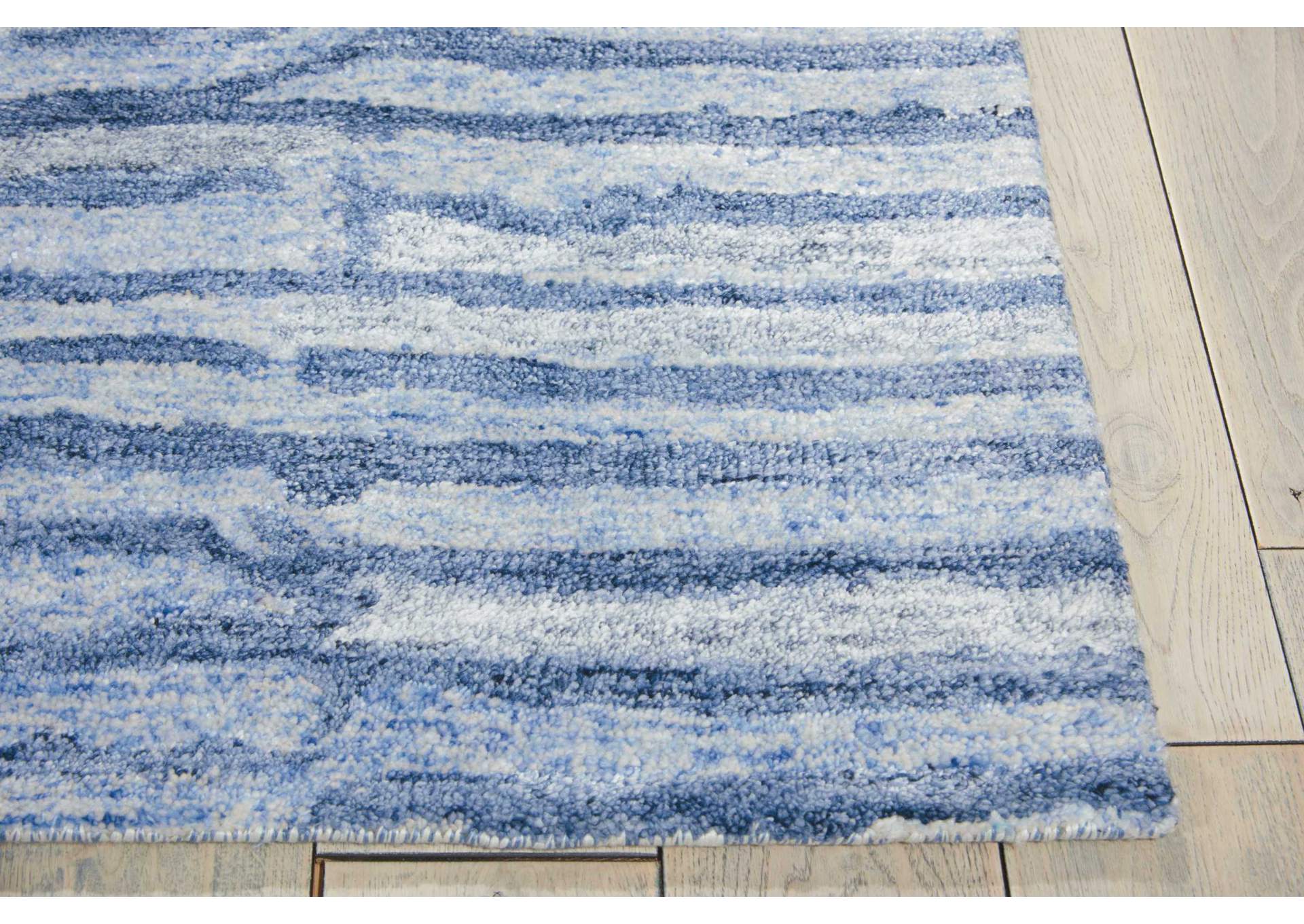 Nourison Gemstone GEM01 Blue 9'x12' Rug,Nourison