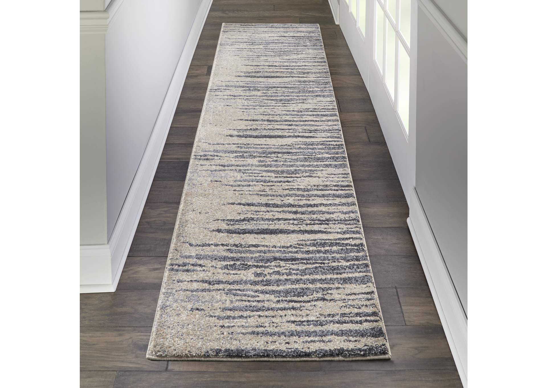 Kathy Ireland Moroccan Celebration 8' Runner Area Rug,Nourison