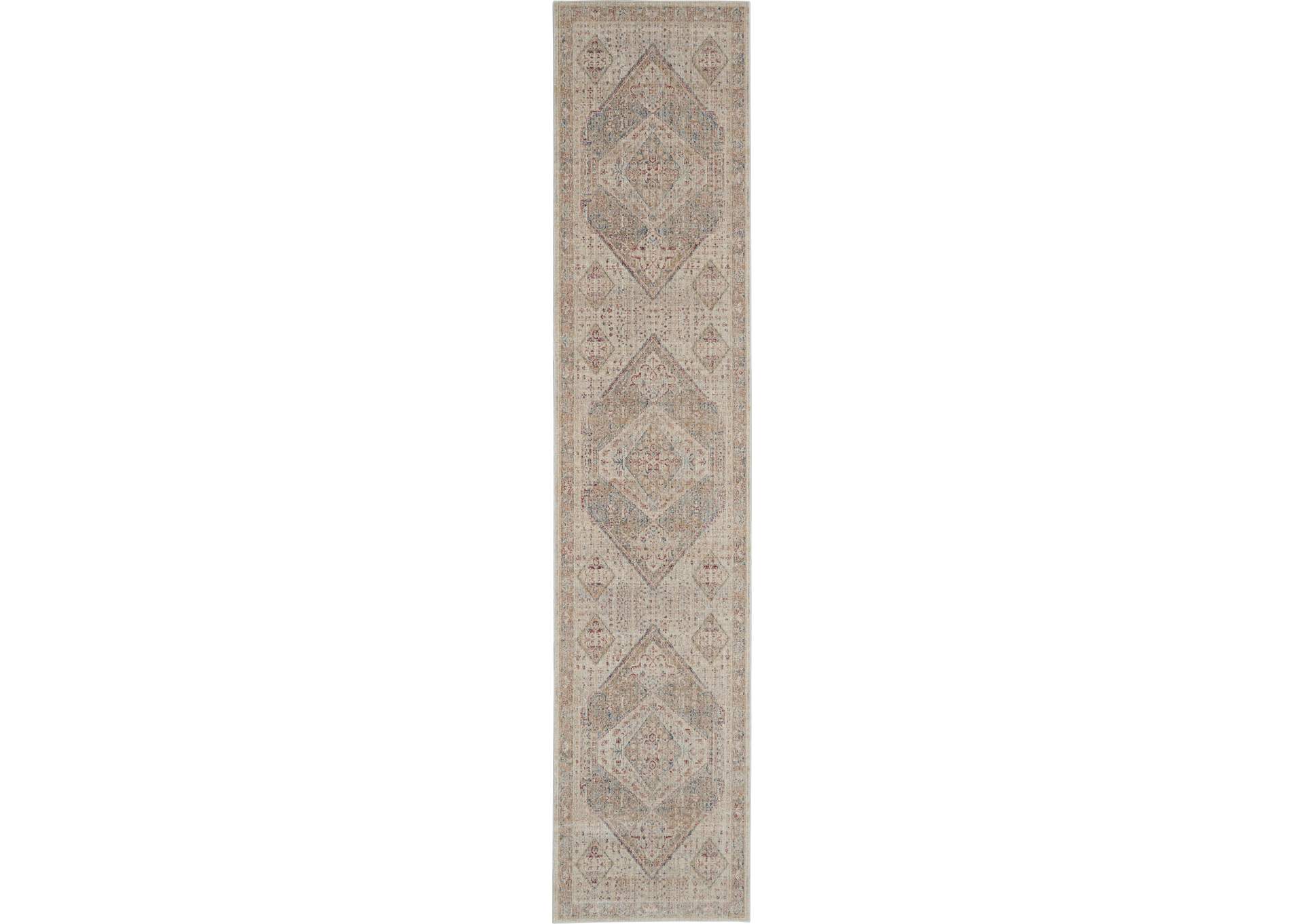 Nourison Homestead 8' Runner Traditional Area Rug,Nourison