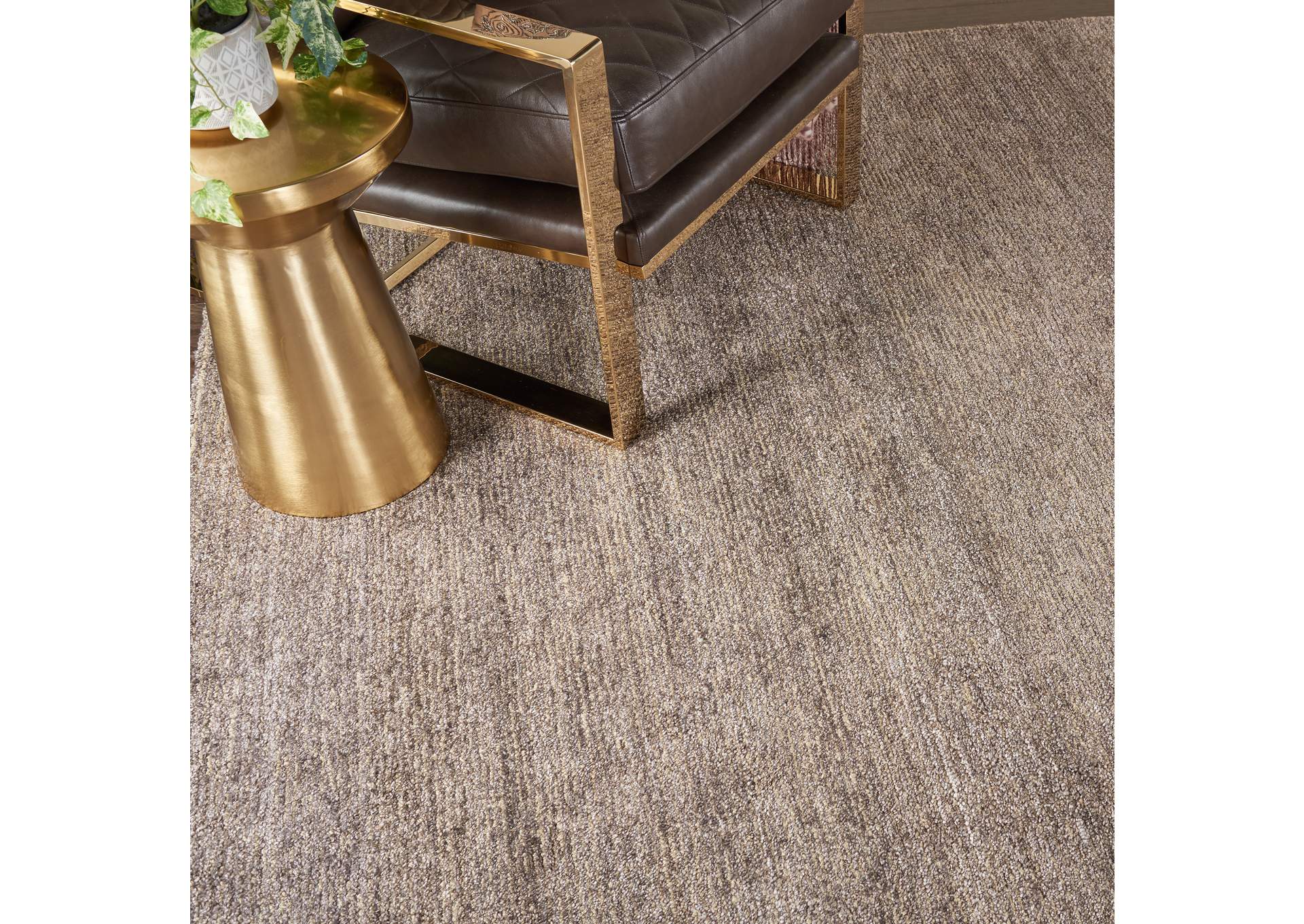 Nourison Weston WES01 Grey 8'x11' Oversized Textured Rug,Nourison