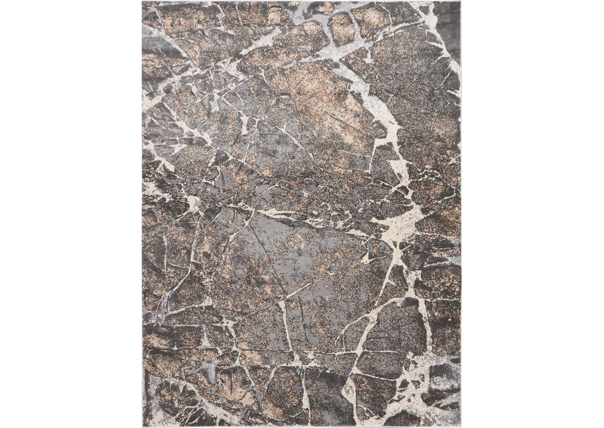 kathy ireland Home Heritage KI351 Grey 8'x11' Oversized Rug,Nourison