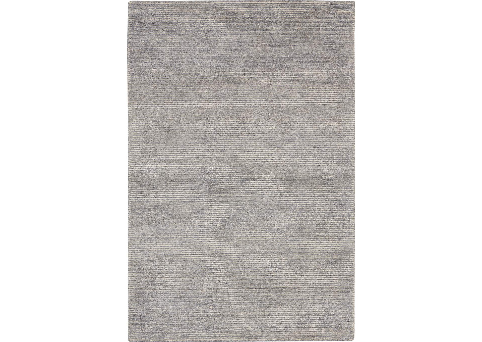 Nourison Weston WES01 Grey 4'x6' Contemporary Area Rug,Nourison