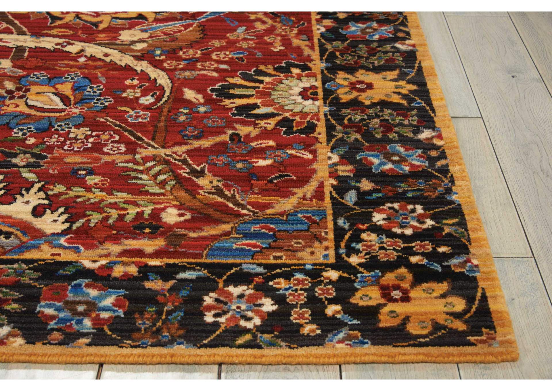 Nourison Rhapsody RH015 Red 10'x14' Rug,Nourison